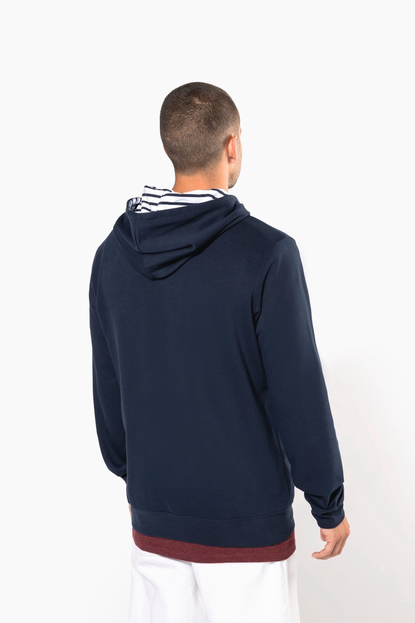 K4013 - Felpa unisex con cappuccio a contrasto con motivi