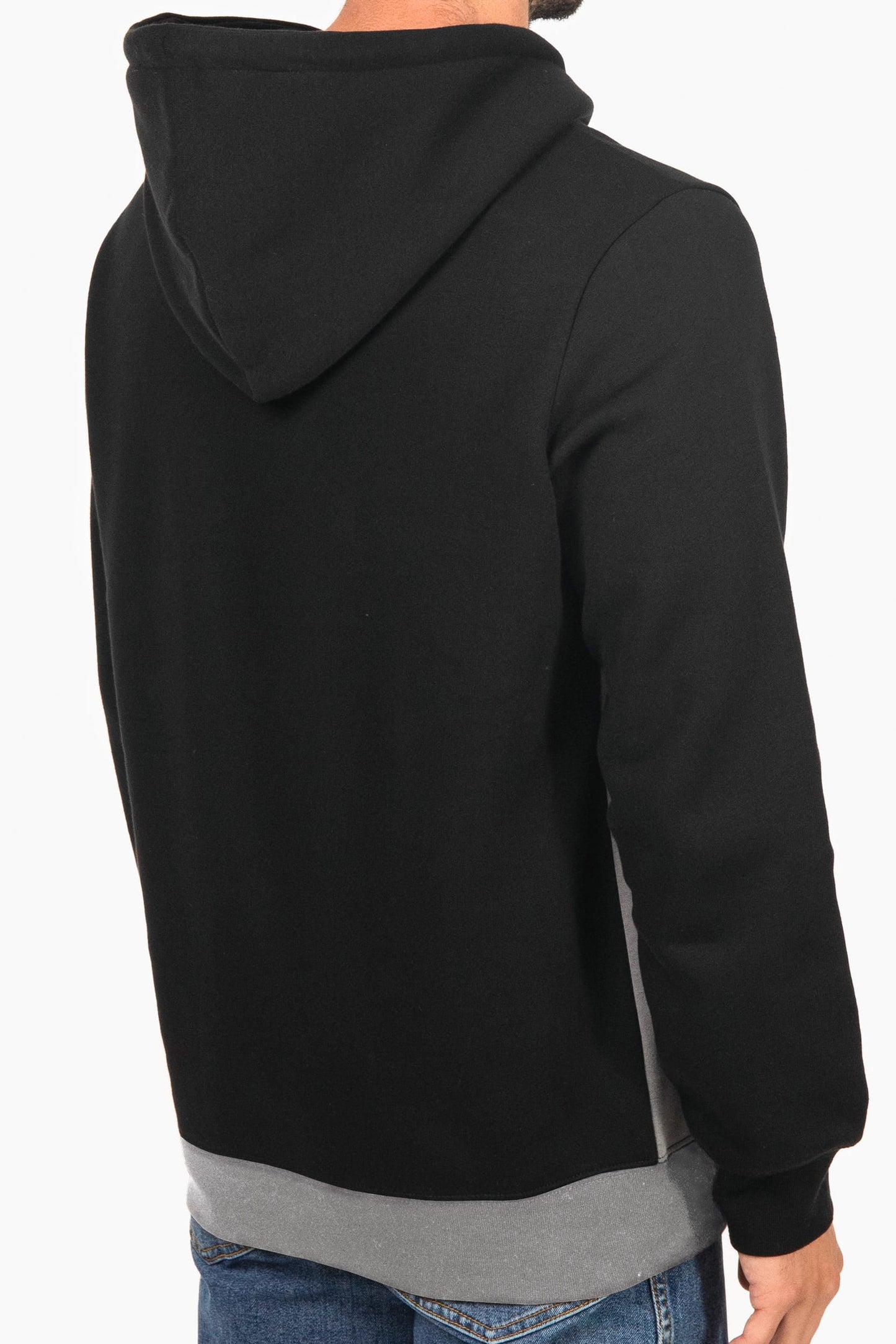 K4016X - Felpa unisex tricolore con cappuccio