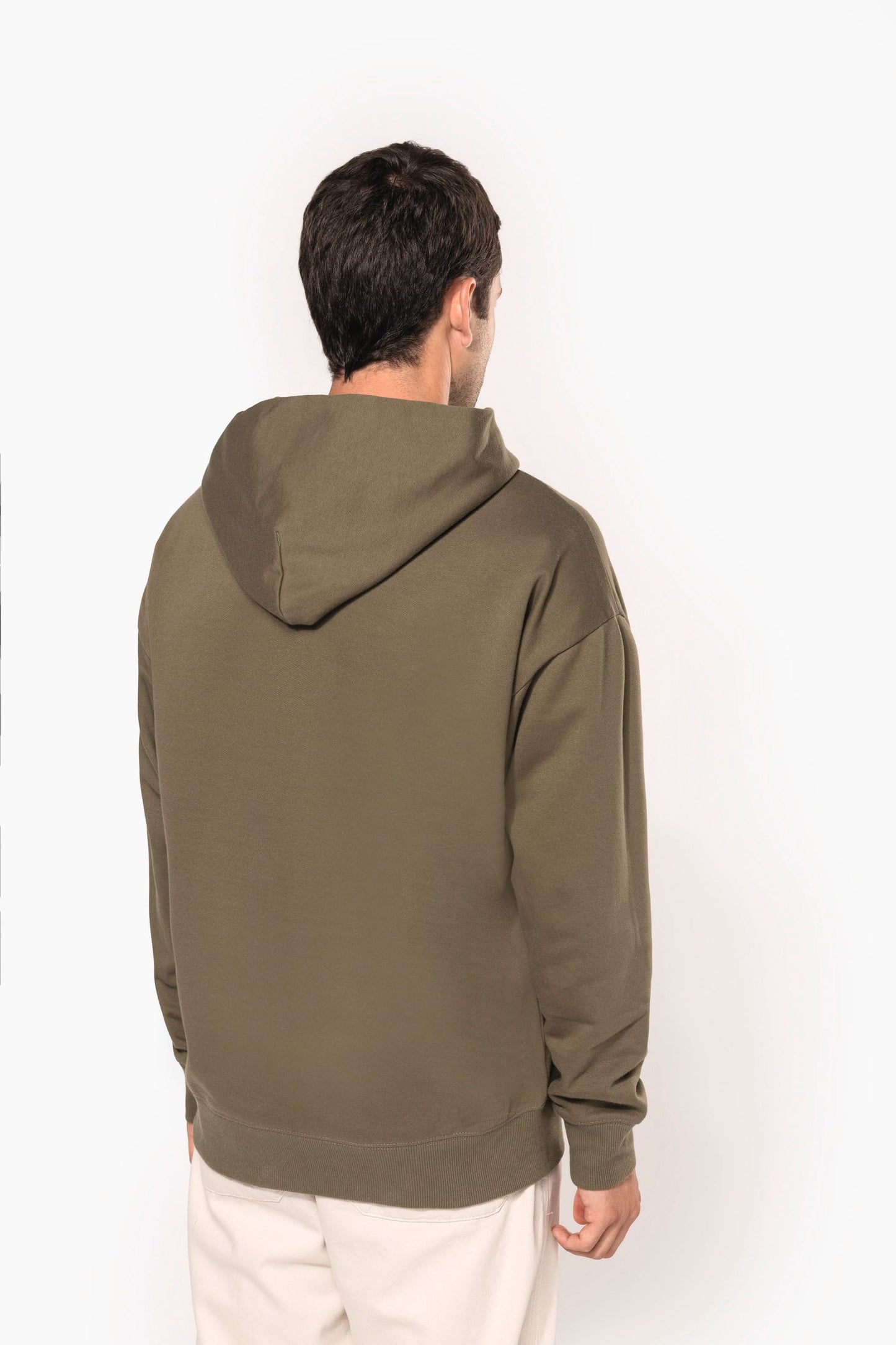 K4018 - Felpa unisex oversize con cappuccio in felpa