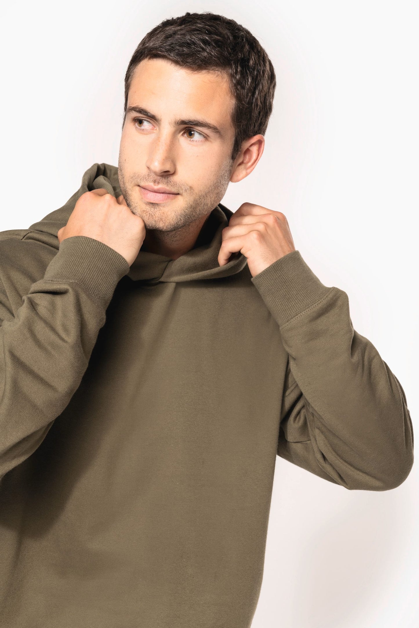 K4018 - Felpa unisex oversize con cappuccio in felpa