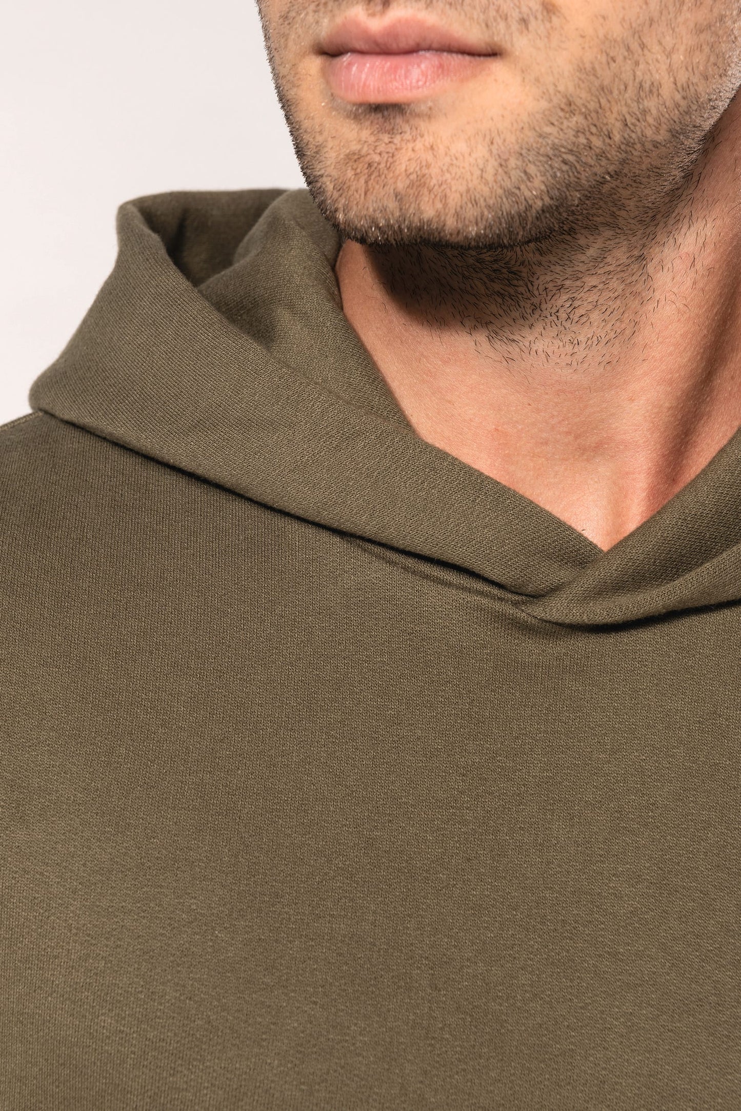 K4018 - Felpa unisex oversize con cappuccio in felpa