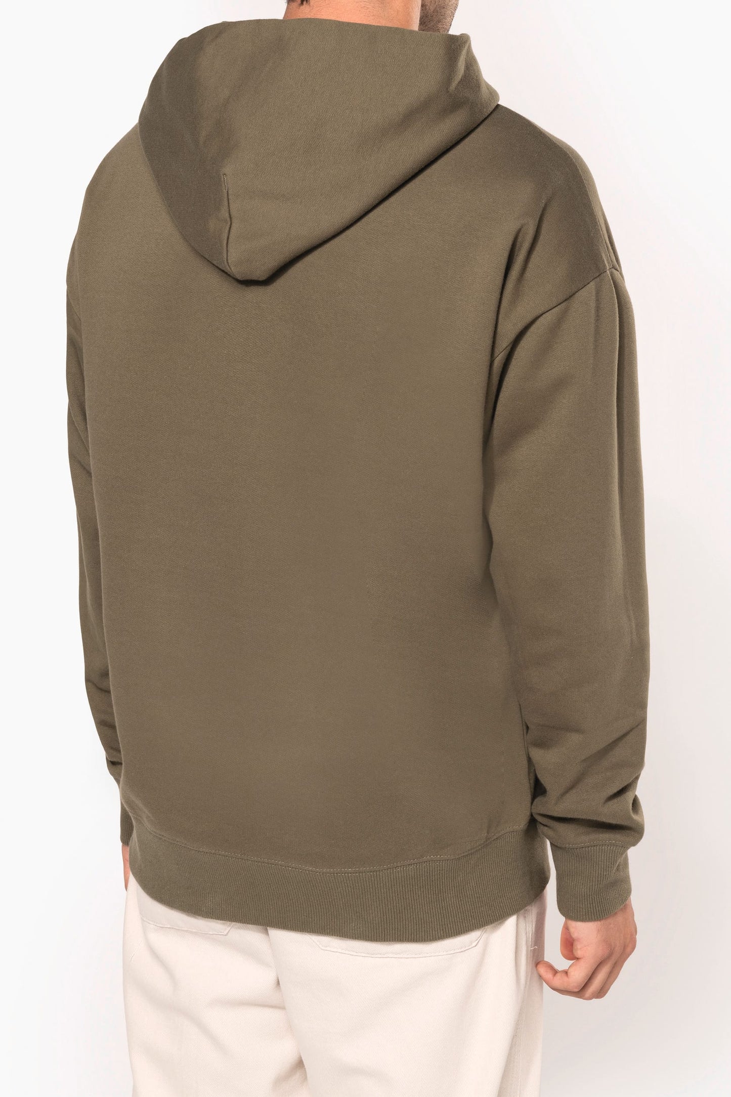 K4018 - Felpa unisex oversize con cappuccio in felpa