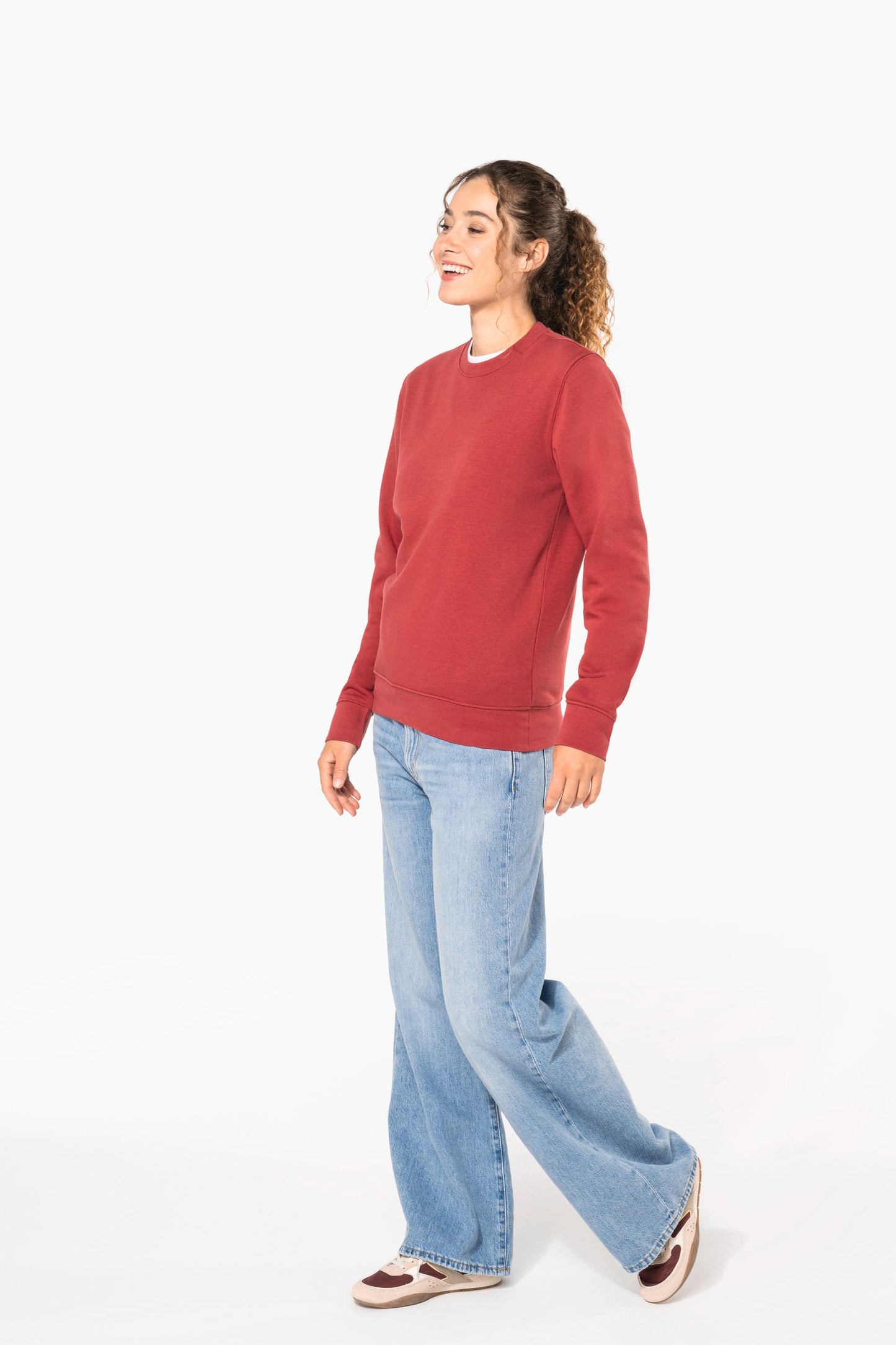 K4025CX - Felpa eco-sostenibile girocollo