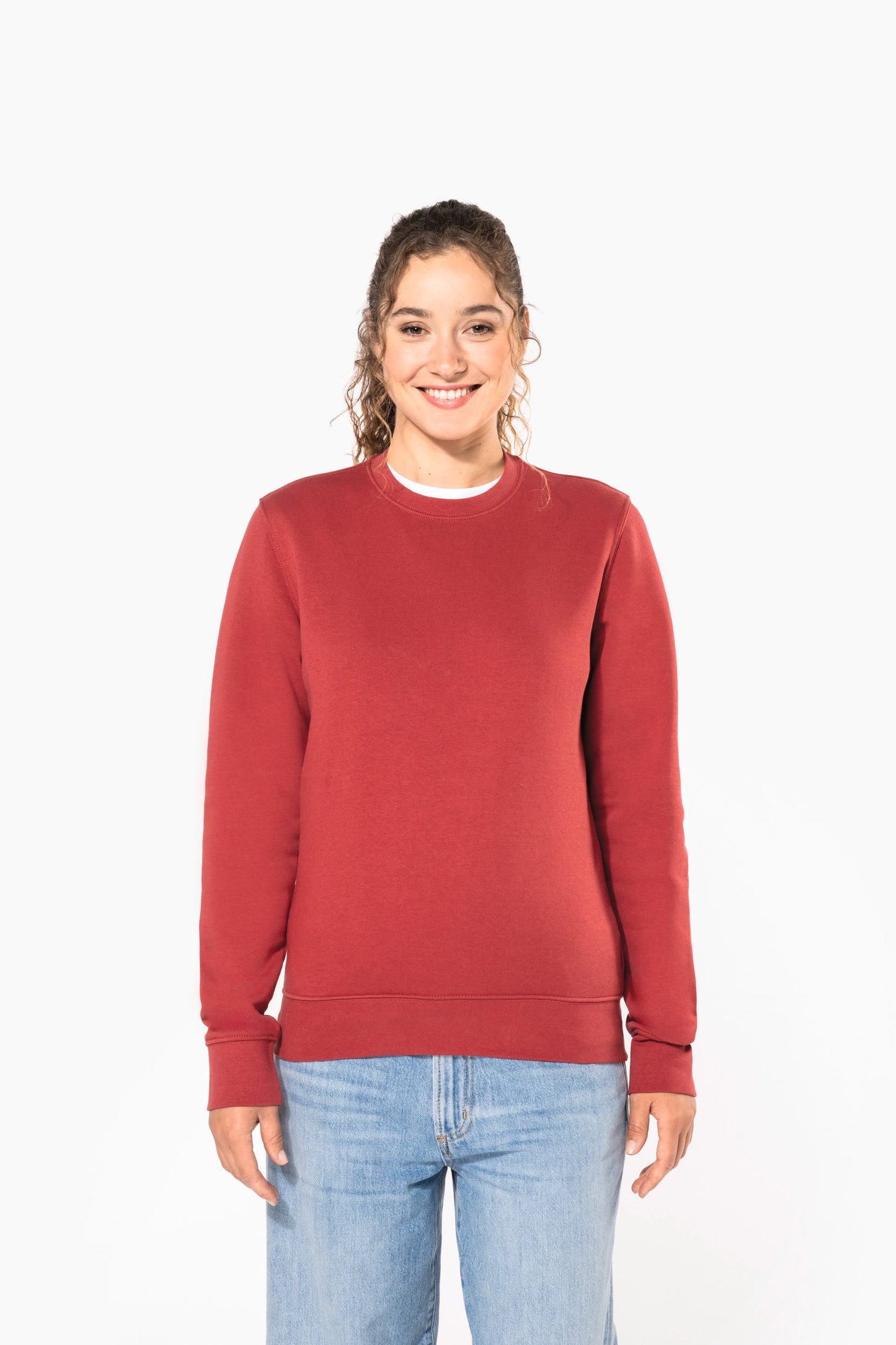 K4025X - Felpa eco-sostenibile girocollo