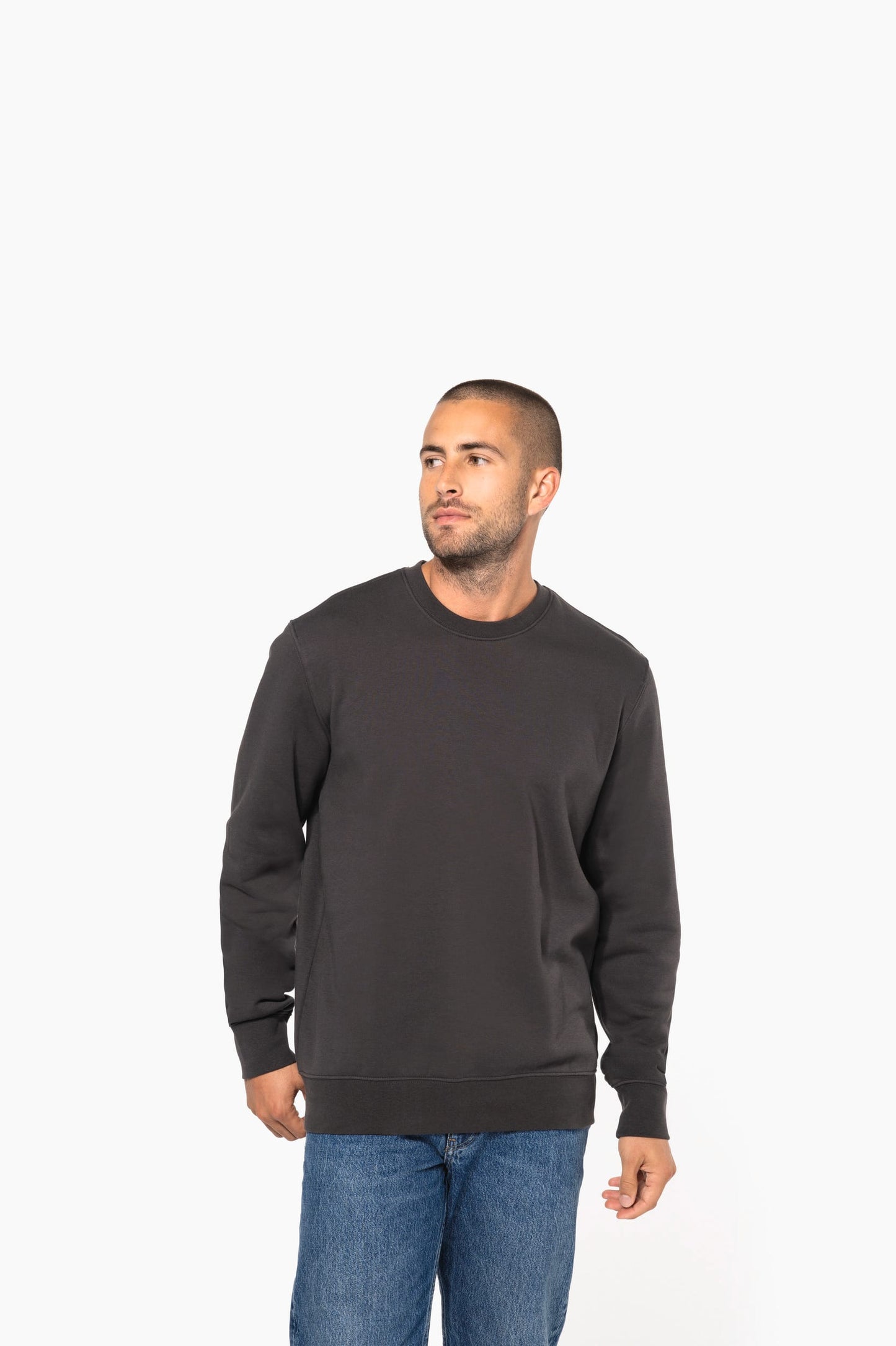 K4025 - Felpa eco-sostenibile girocollo