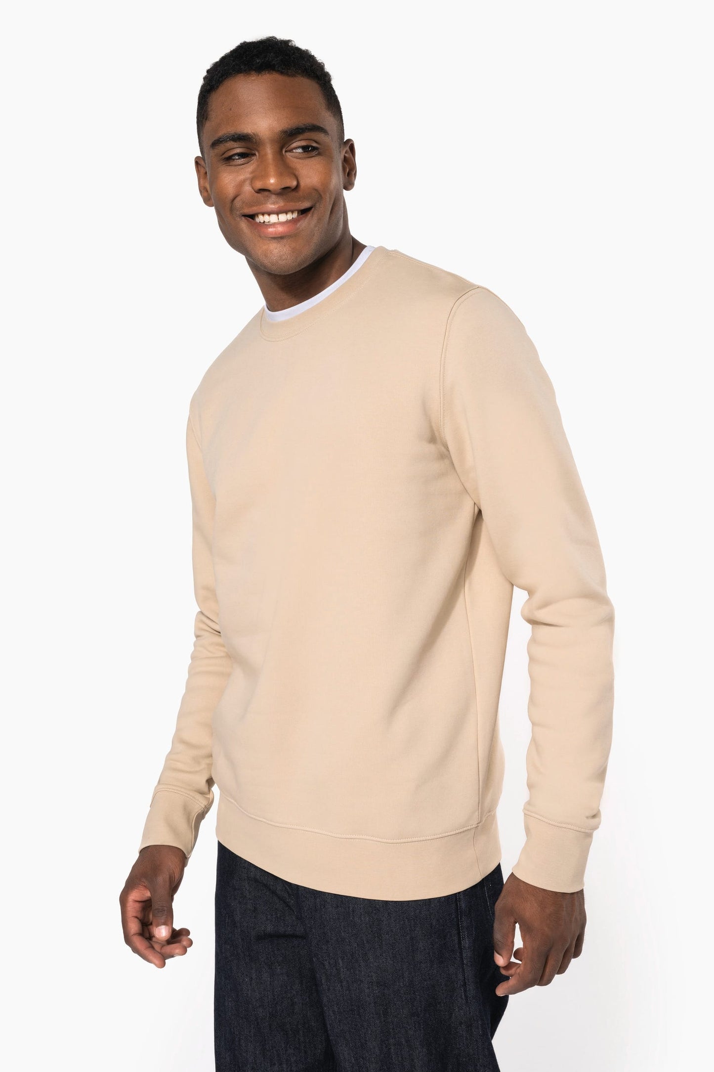 K4025X - Felpa eco-sostenibile girocollo