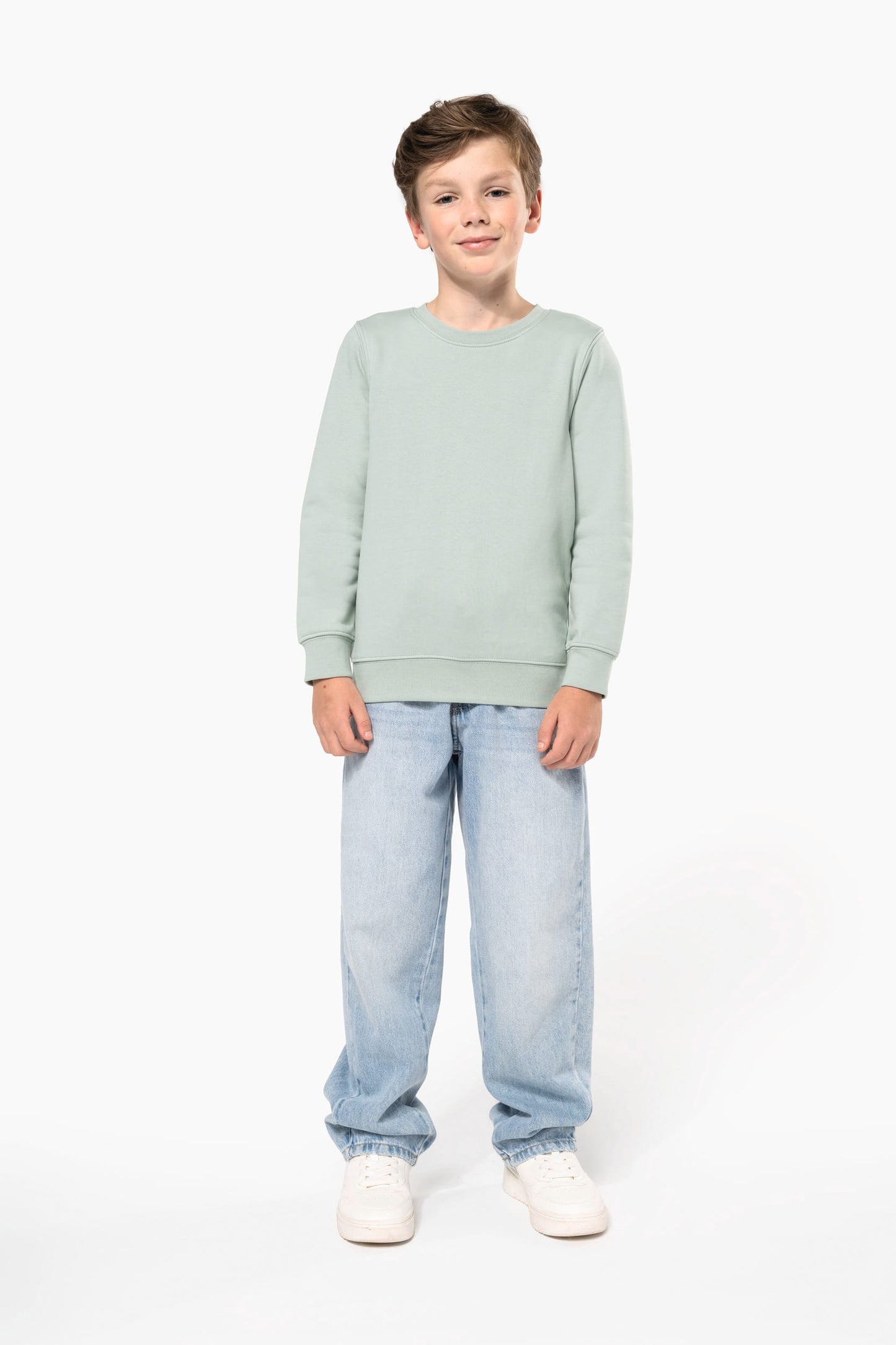 K4026 - Felpa eco-sostenibile da bambino girocollo