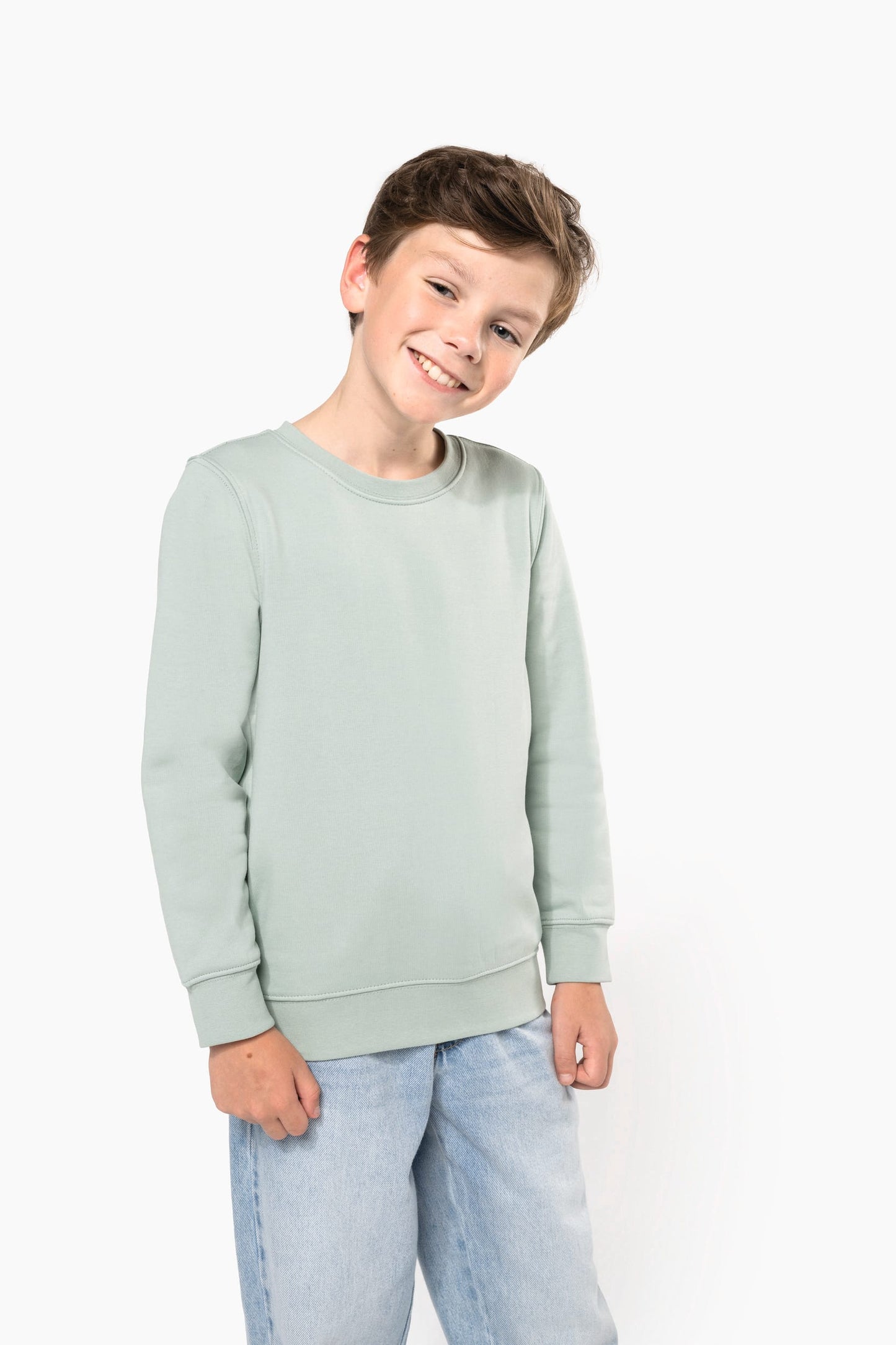 K4026C - Felpa eco-sostenibile da bambino girocollo