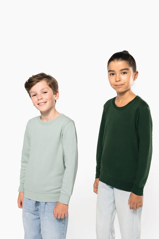K4026 - Felpa eco-sostenibile da bambino girocollo