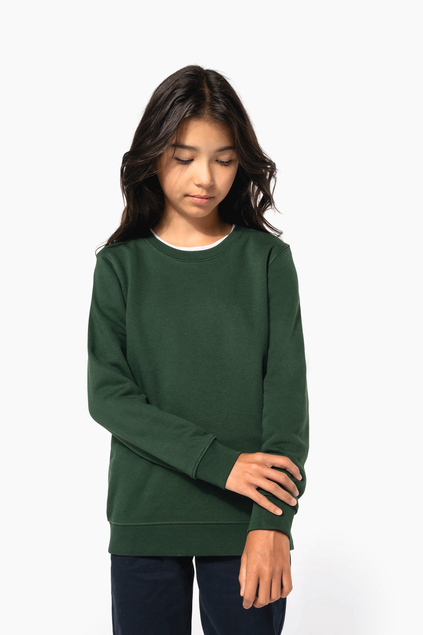 K4026 - Felpa eco-sostenibile da bambino girocollo