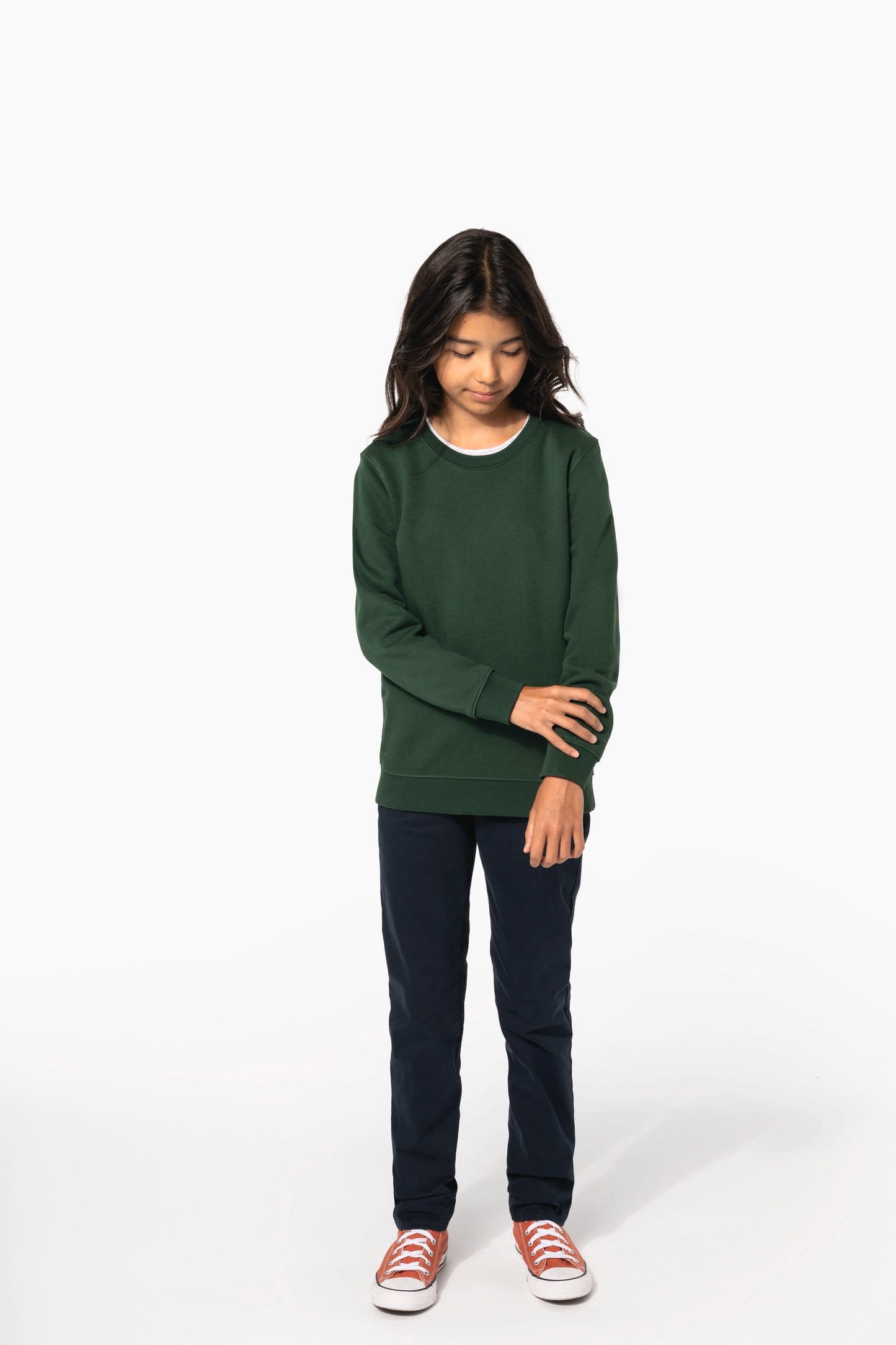 K4026 - Felpa eco-sostenibile da bambino girocollo