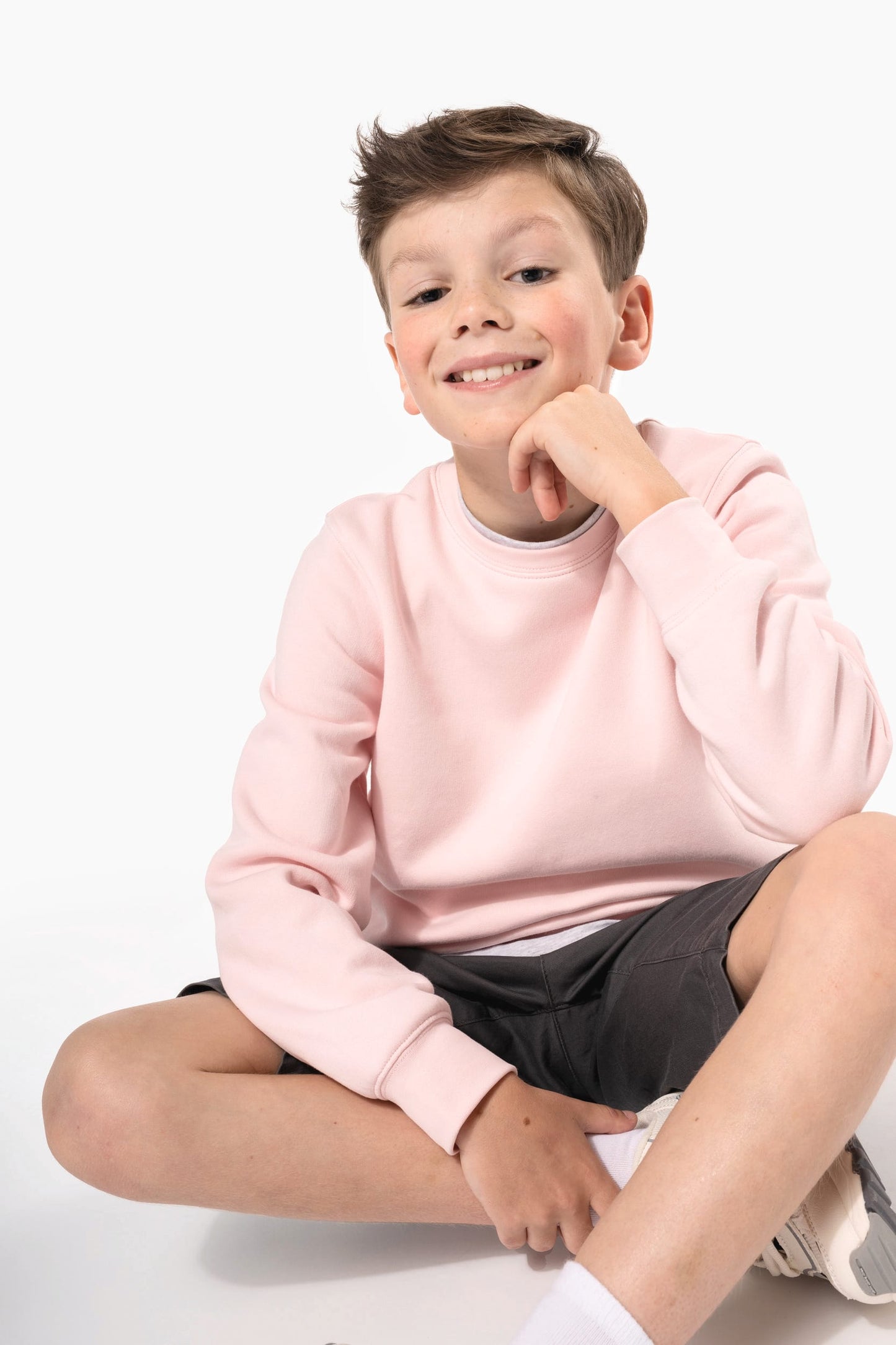K4026C - Felpa eco-sostenibile da bambino girocollo