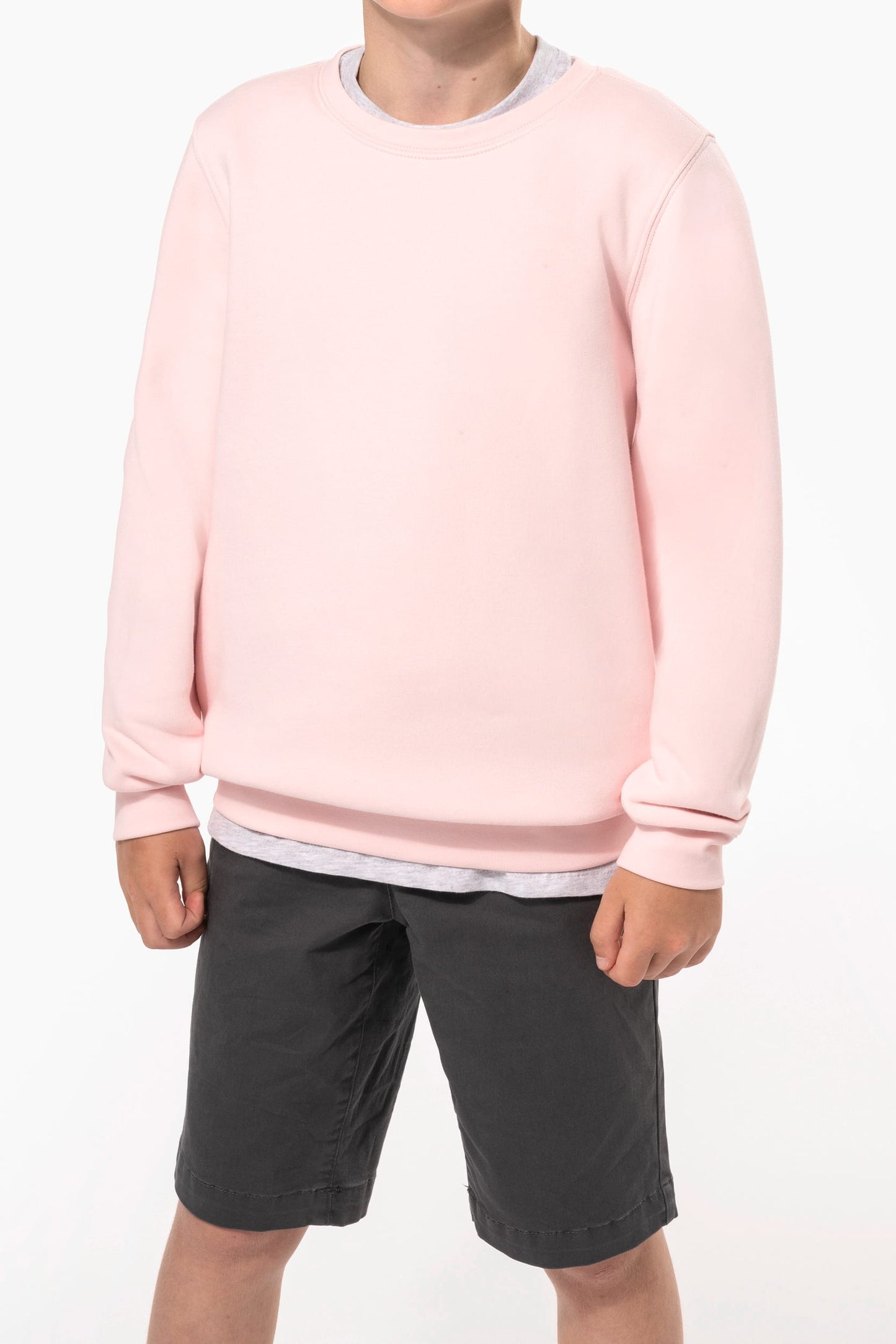 K4026 - Felpa eco-sostenibile da bambino girocollo