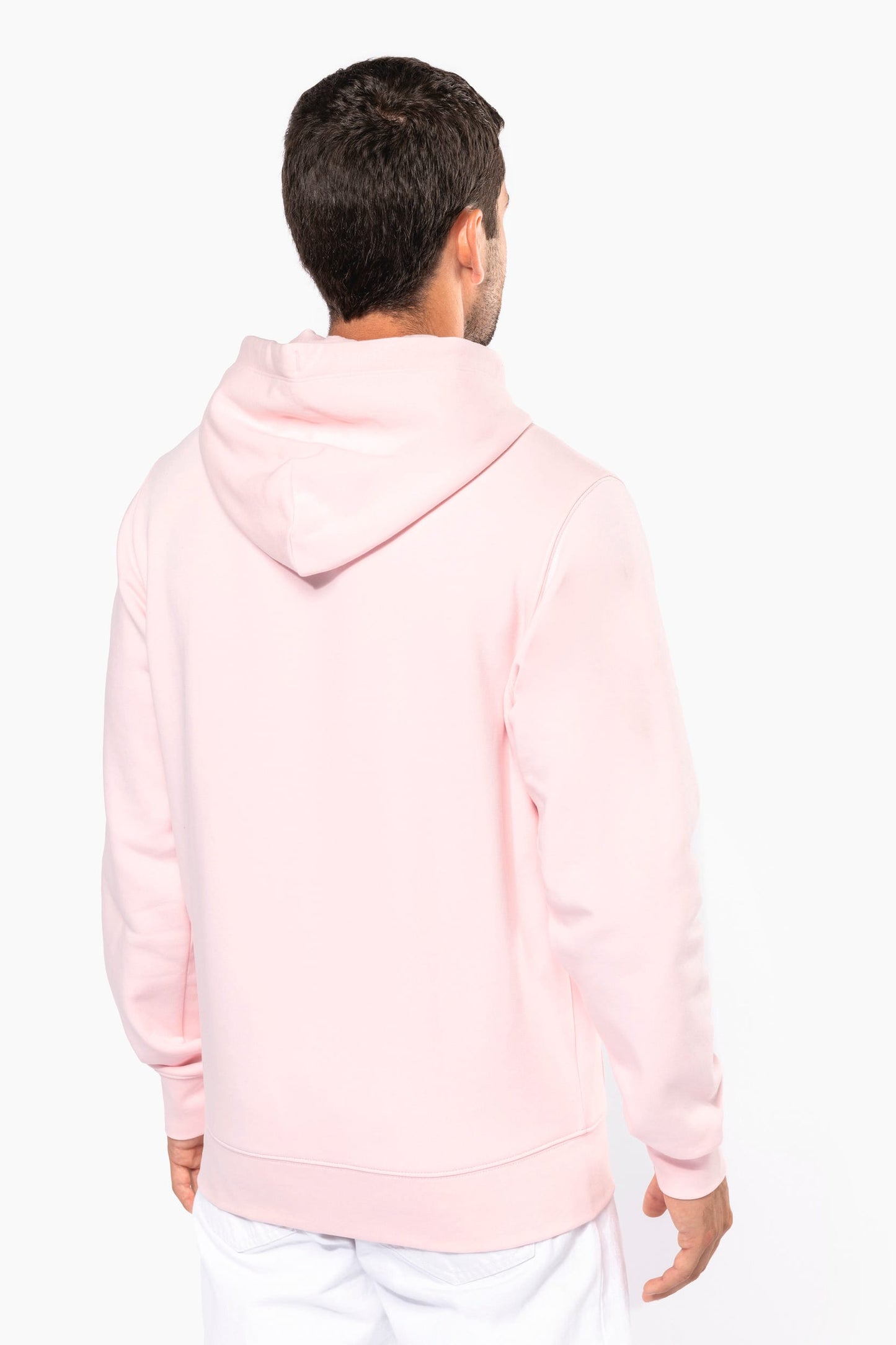 K4027AX - Felpa ecosostenibile uomo con cappuccio