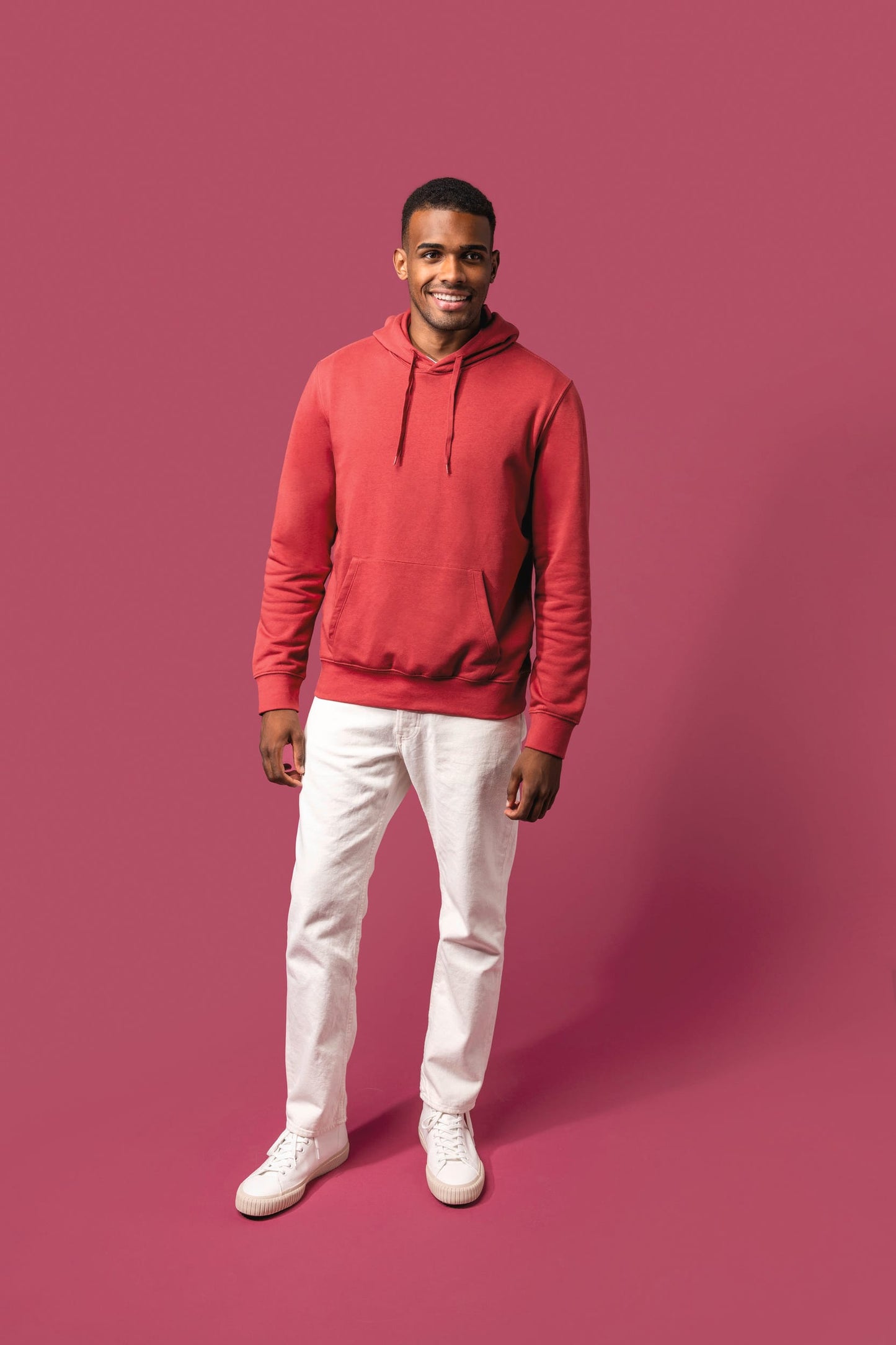 K4027AX - Felpa ecosostenibile uomo con cappuccio