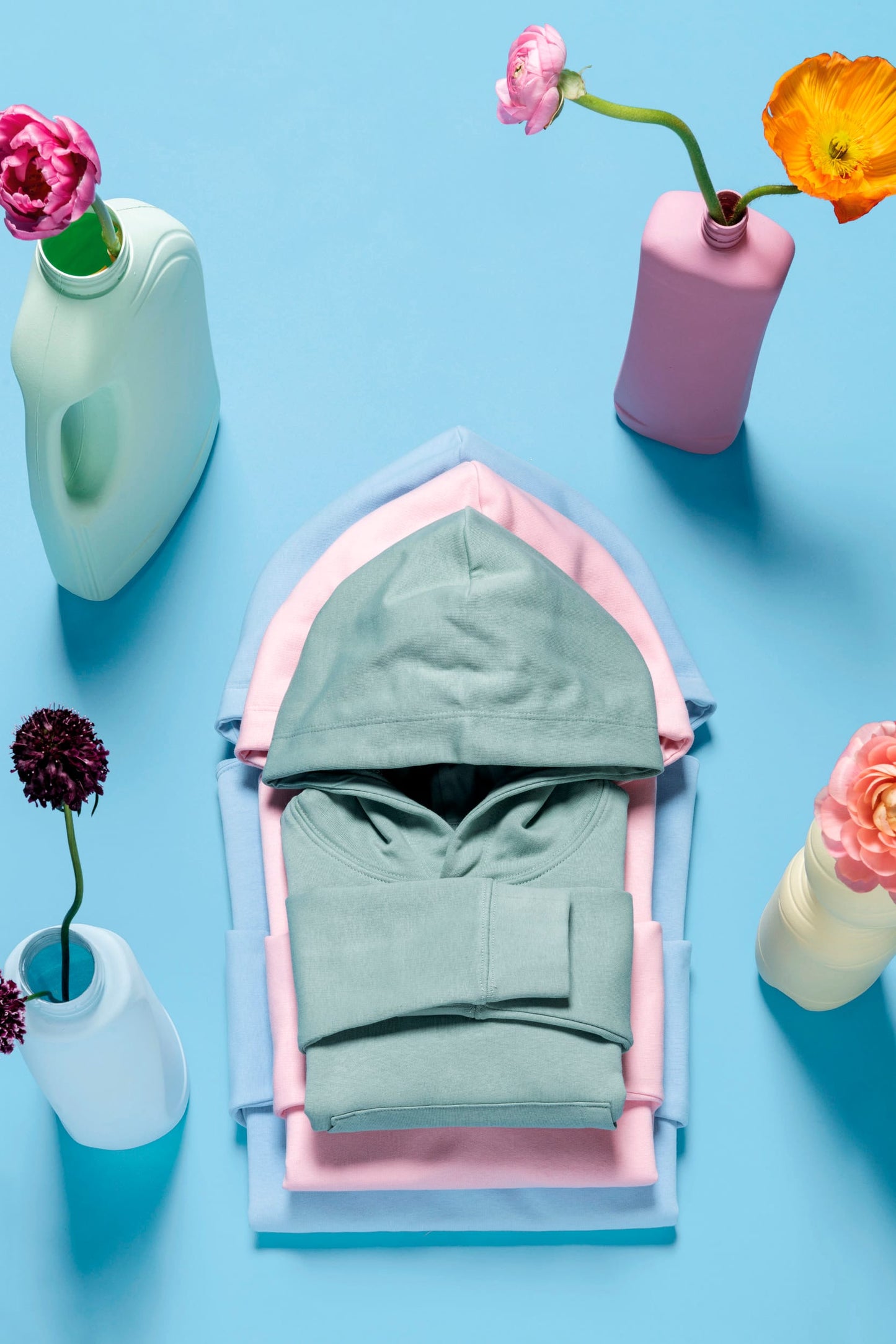 K4027AX - Felpa ecosostenibile uomo con cappuccio