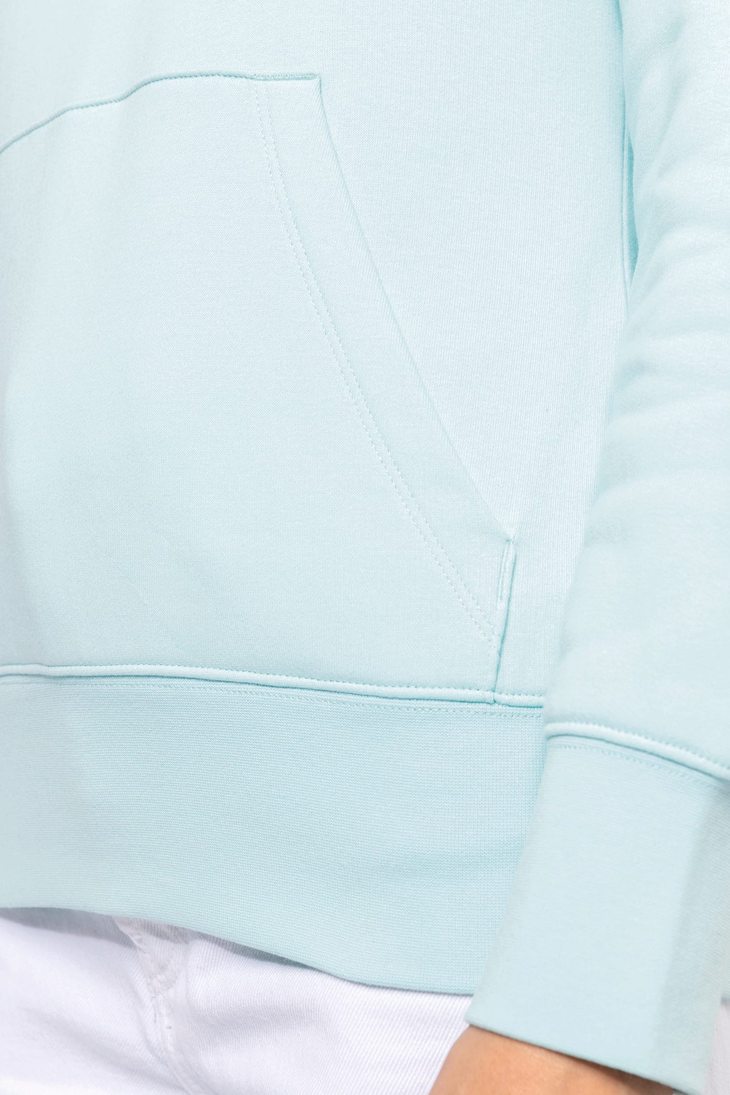 K4028C - Felpa eco-sostenibile donna con cappuccio