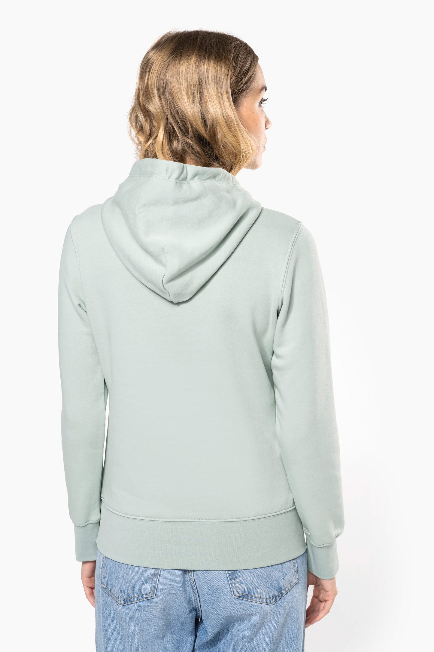 K4028 - Felpa eco-sostenibile donna con cappuccio