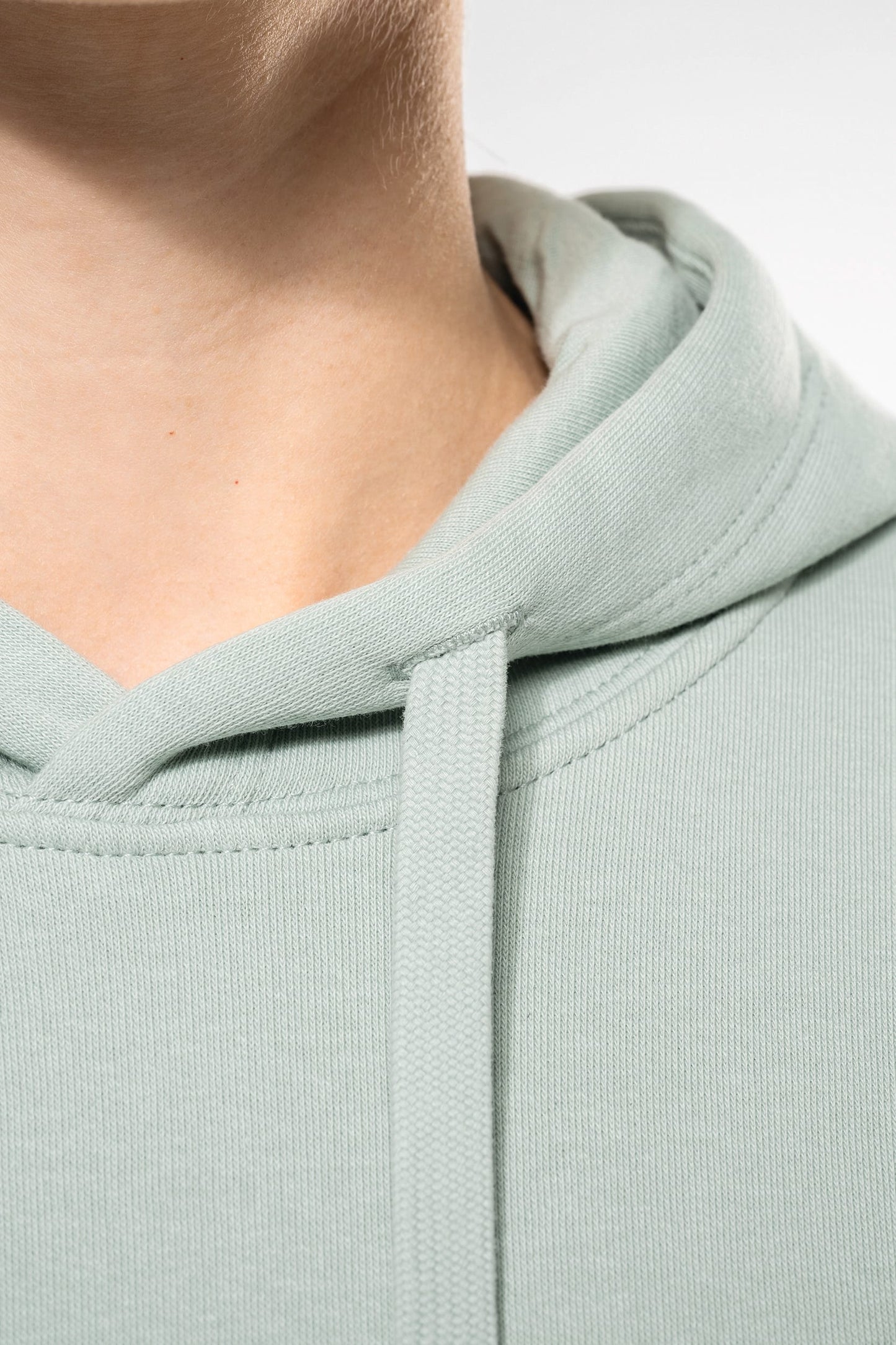 K4028C - Felpa eco-sostenibile donna con cappuccio