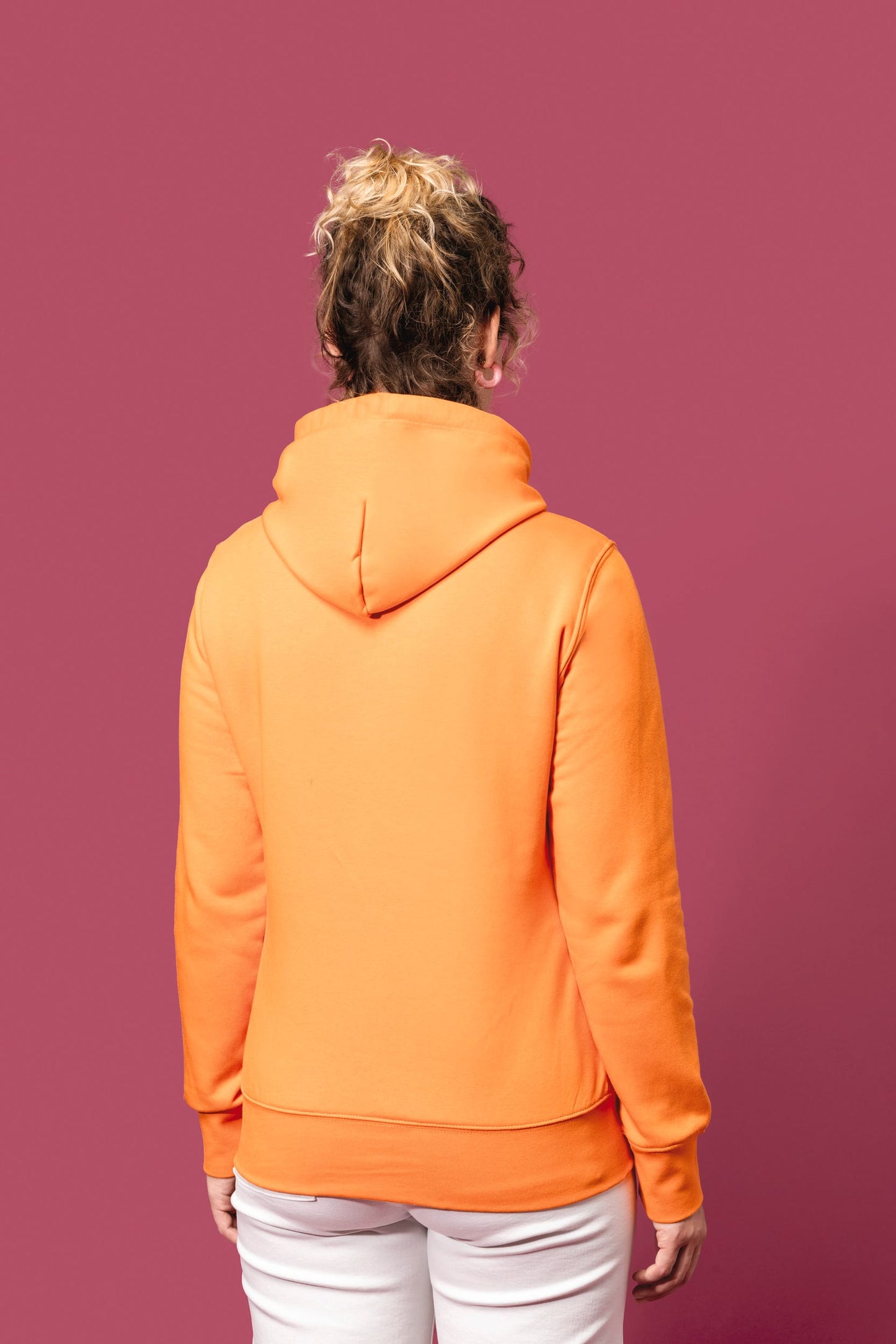K4028 - Felpa eco-sostenibile donna con cappuccio