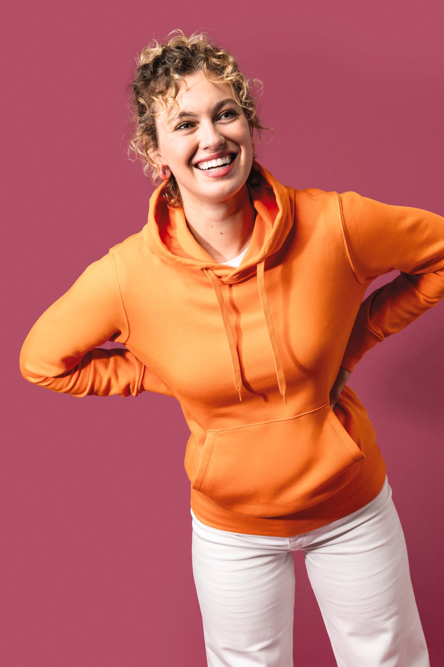 K4028 - Felpa eco-sostenibile donna con cappuccio
