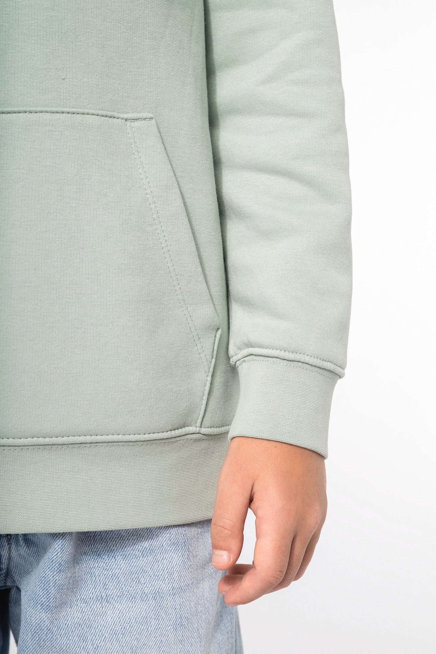 K4029 - Felpa ecosostenibile bambino con cappuccio