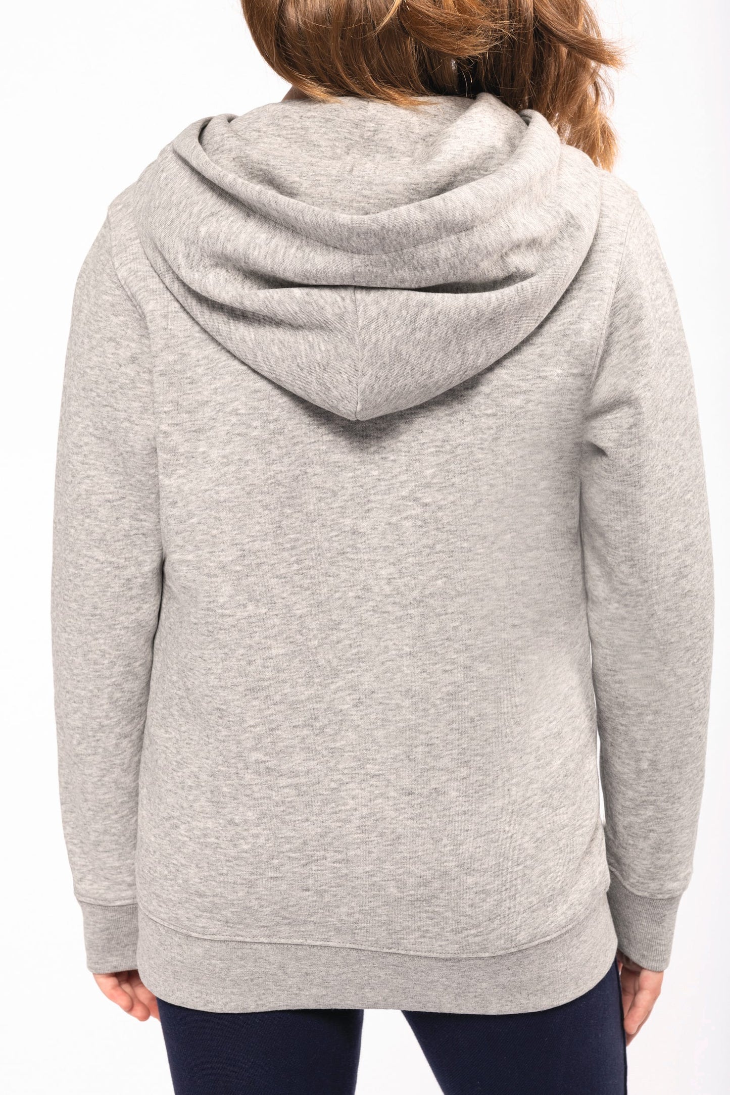 K4029C - Felpa ecosostenibile bambino con cappuccio