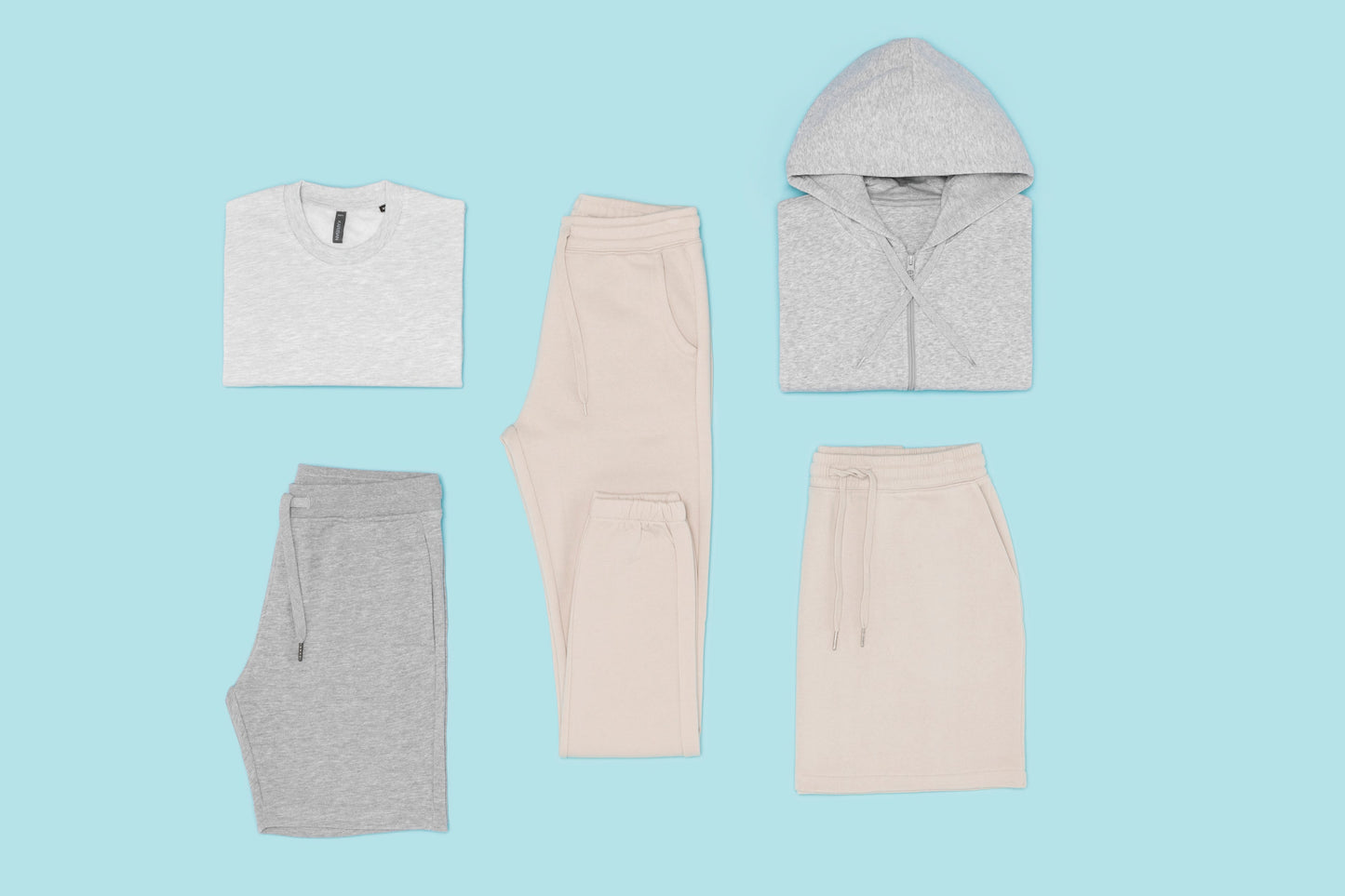 K7020C - Gonna donna in felpa ecosostenibile