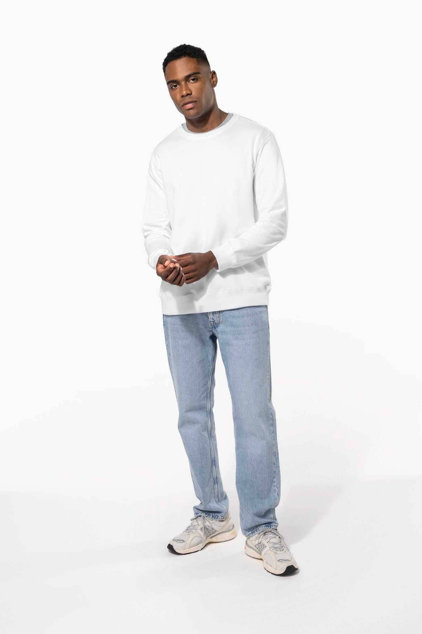 K4035 - Felpa girocollo 80/20 unisex