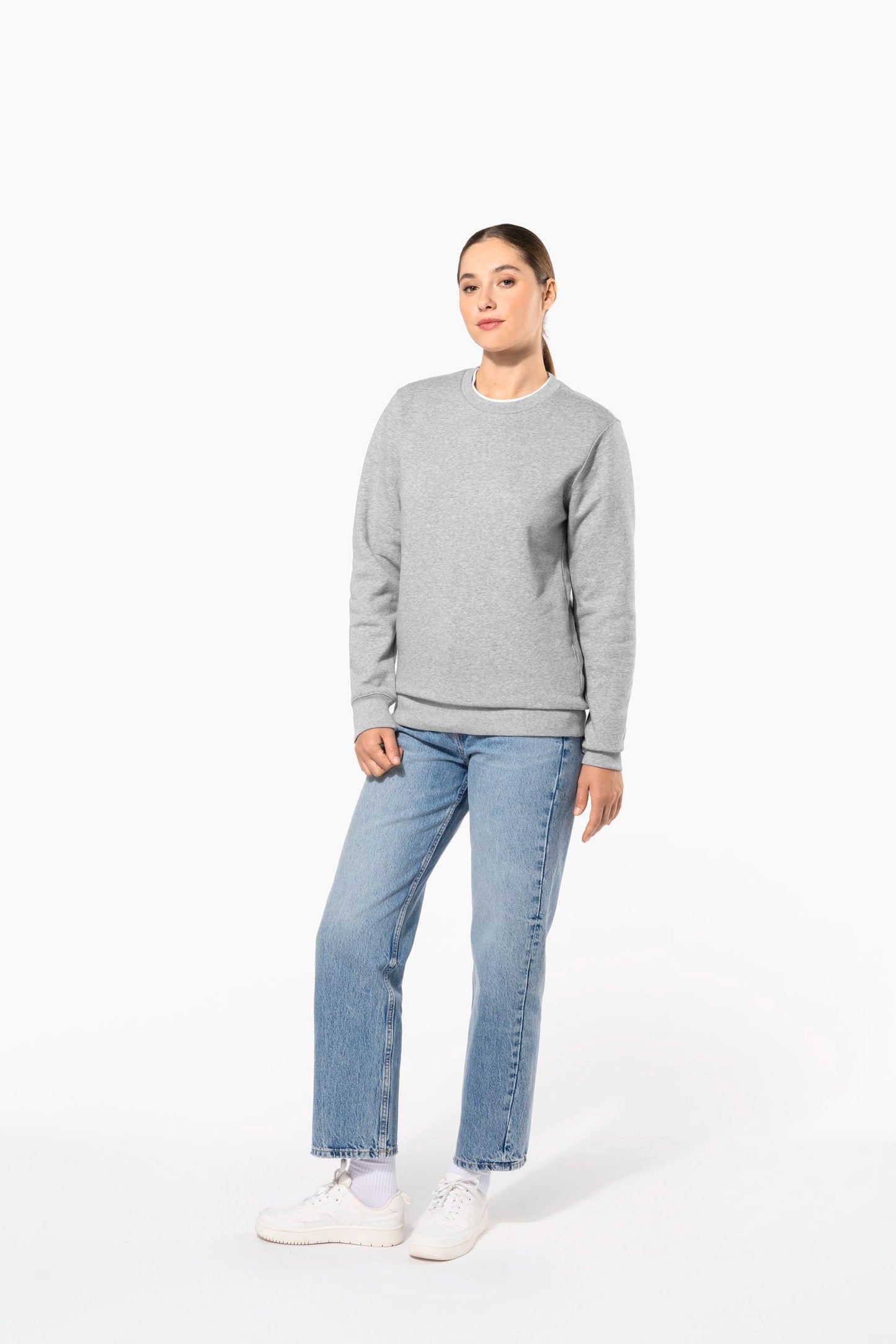 K4035 - Felpa girocollo 80/20 unisex