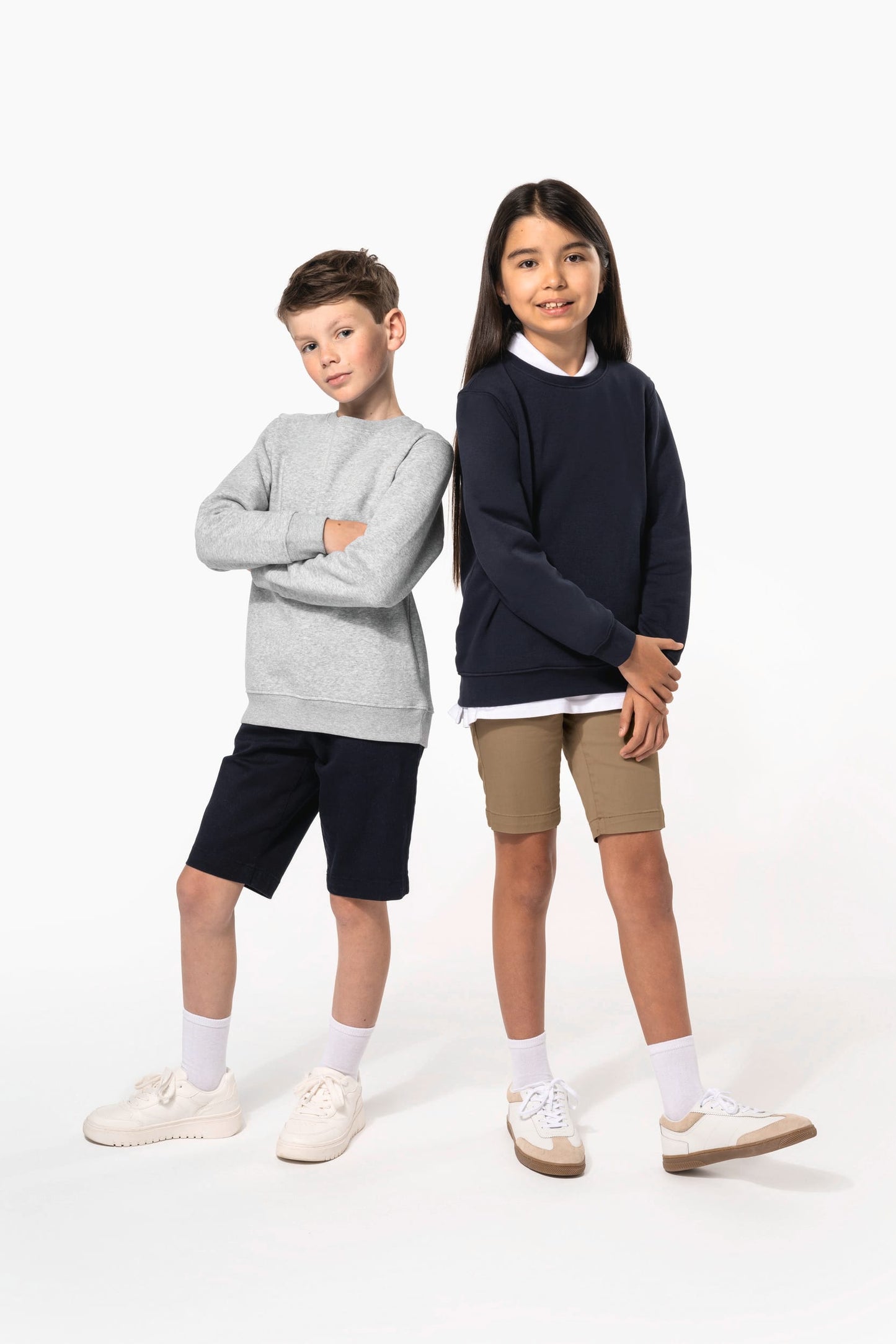 K4038A - Felpa bambini girocollo