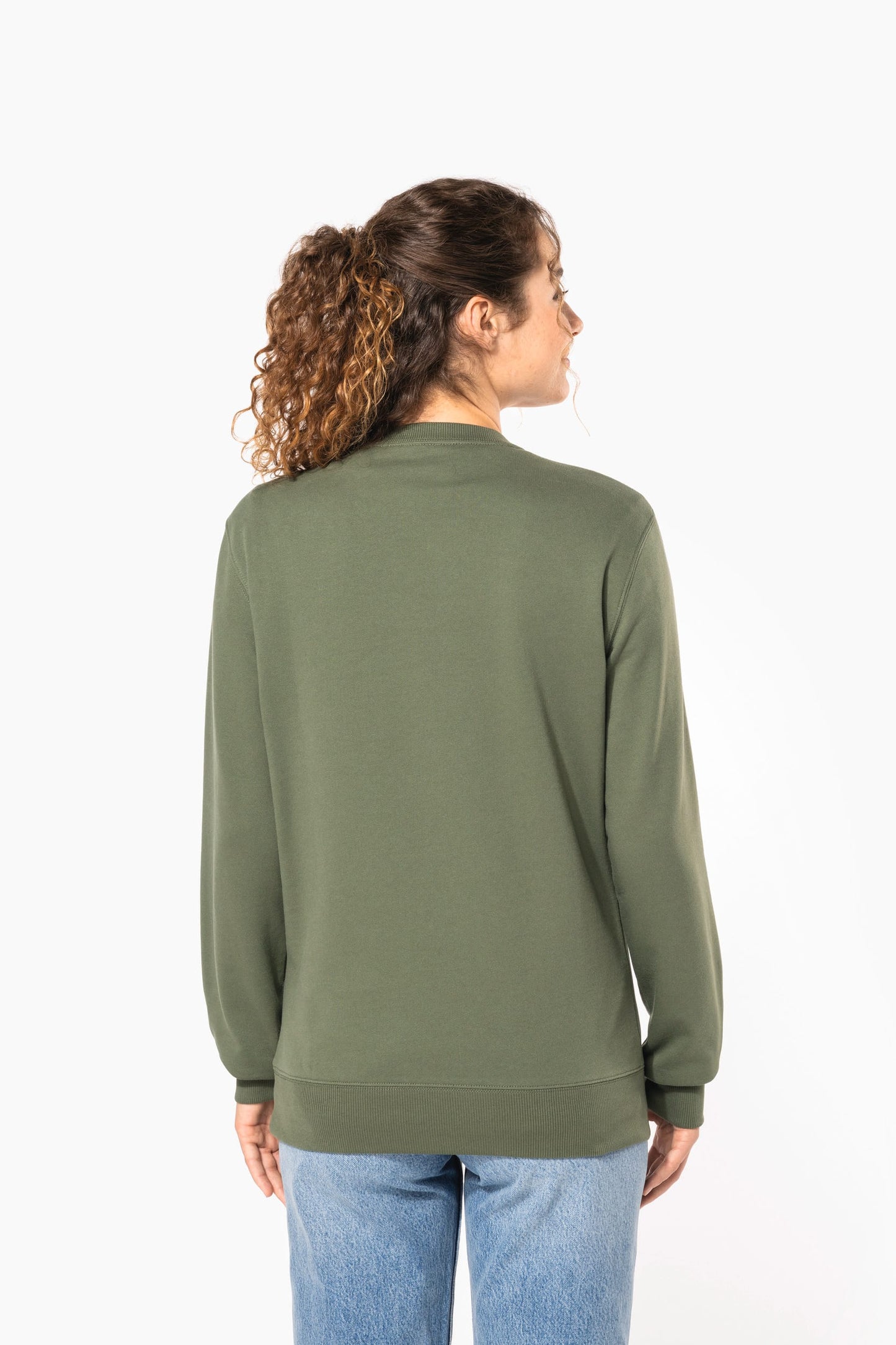 K4040X - Felpa unisex girocollo in tessuto riciclato