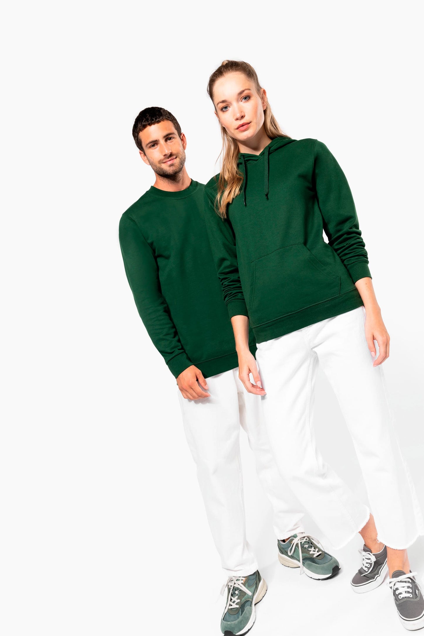 K4040AX - Felpa unisex girocollo in tessuto riciclato