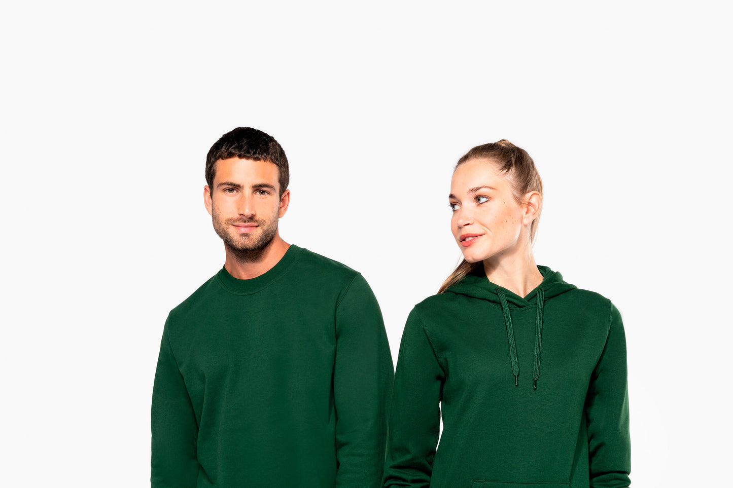 K4040A - Felpa unisex girocollo in tessuto riciclato