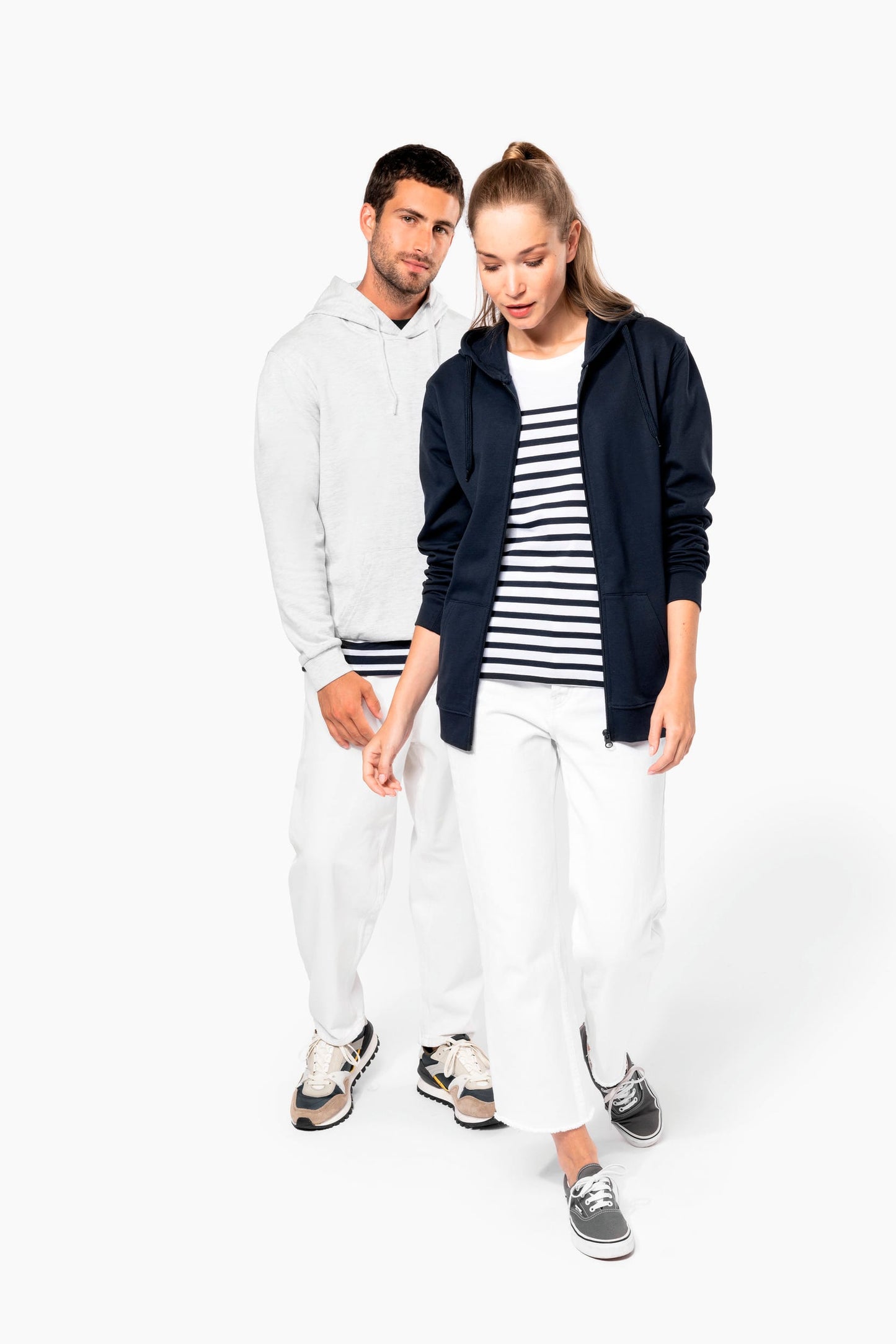 K4040C - Felpa unisex girocollo in tessuto riciclato
