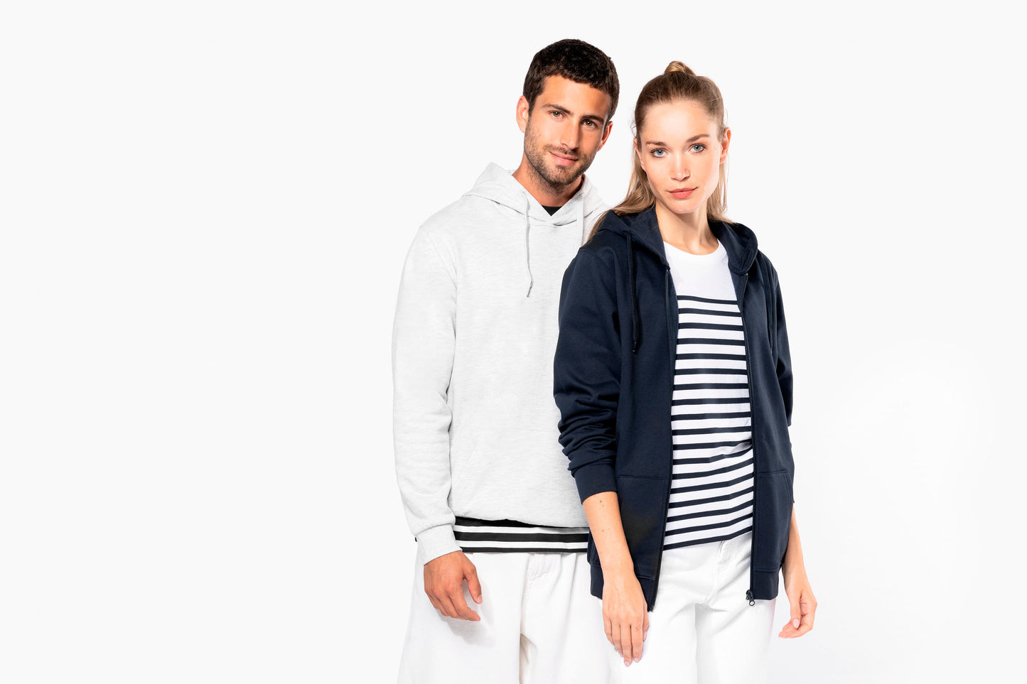 K4040C - Felpa unisex girocollo in tessuto riciclato