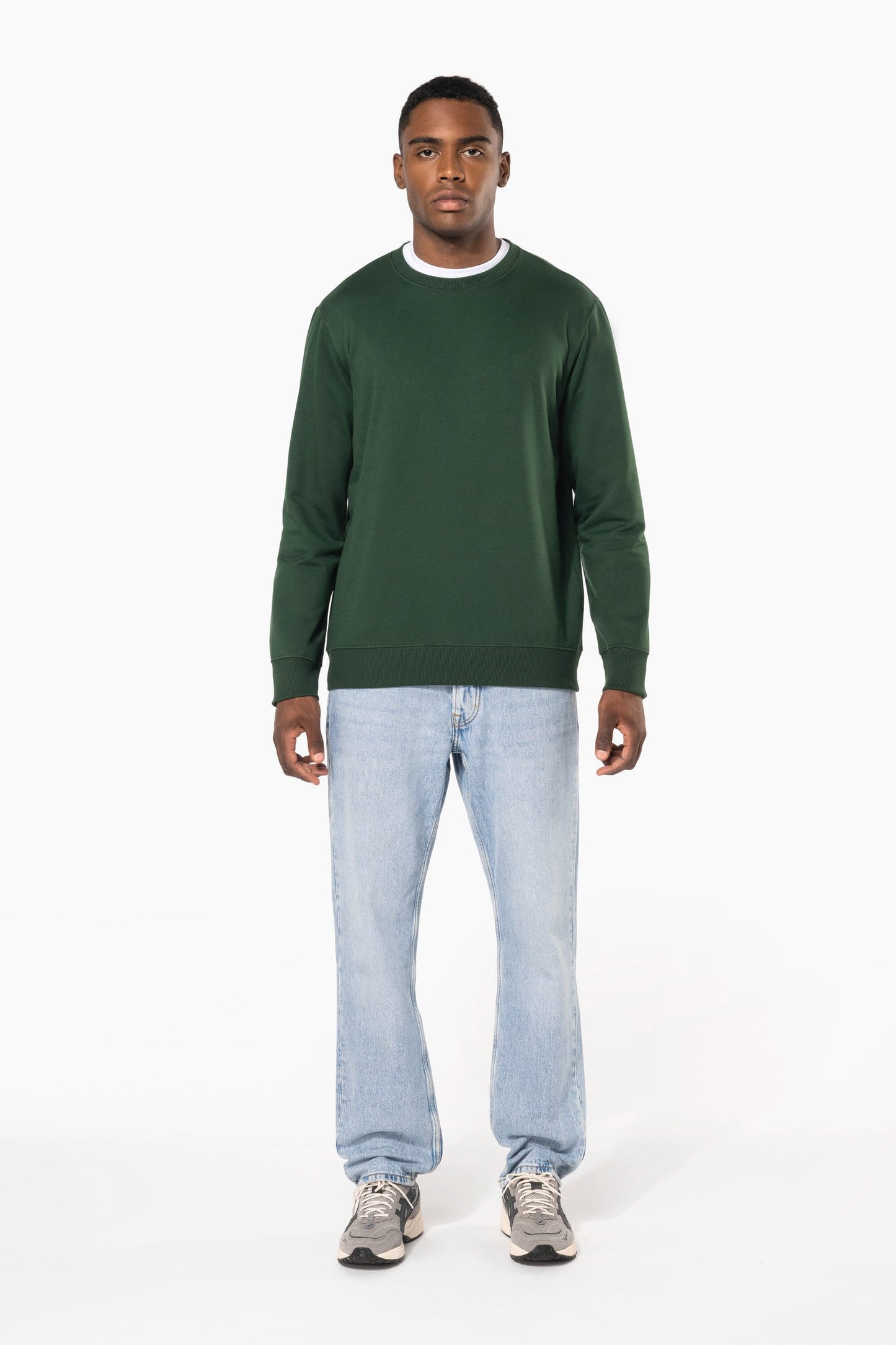 K4040C - Felpa unisex girocollo in tessuto riciclato