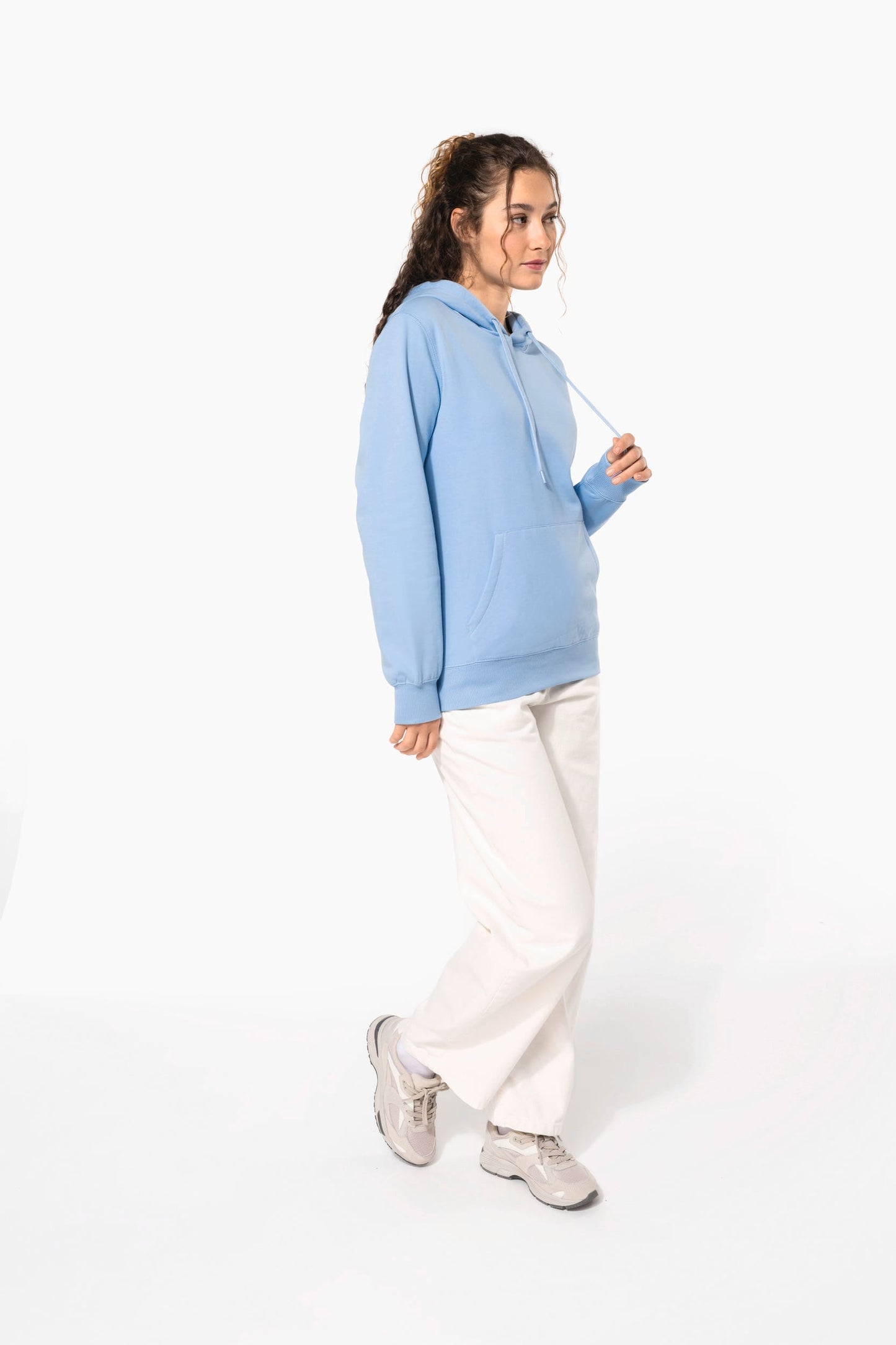 K4041AX - Felpa in tessuto riciclato con cappuccio unisex