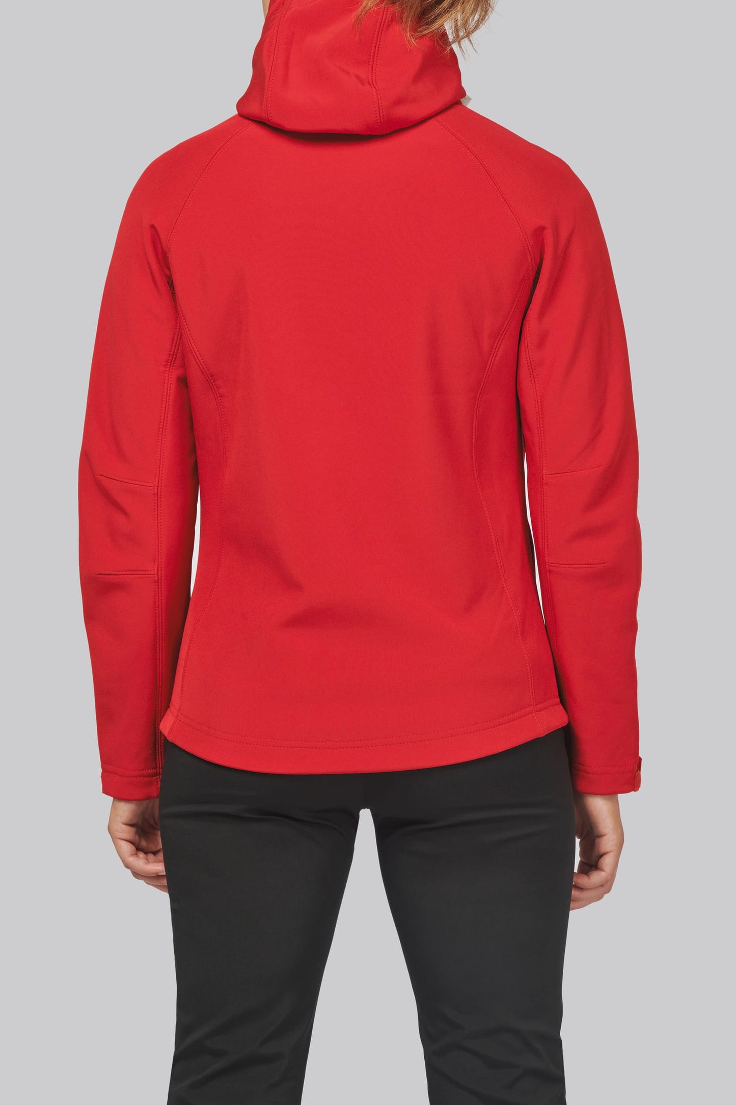 K414 - Giacca Softshell con cappuccio staccabile donna