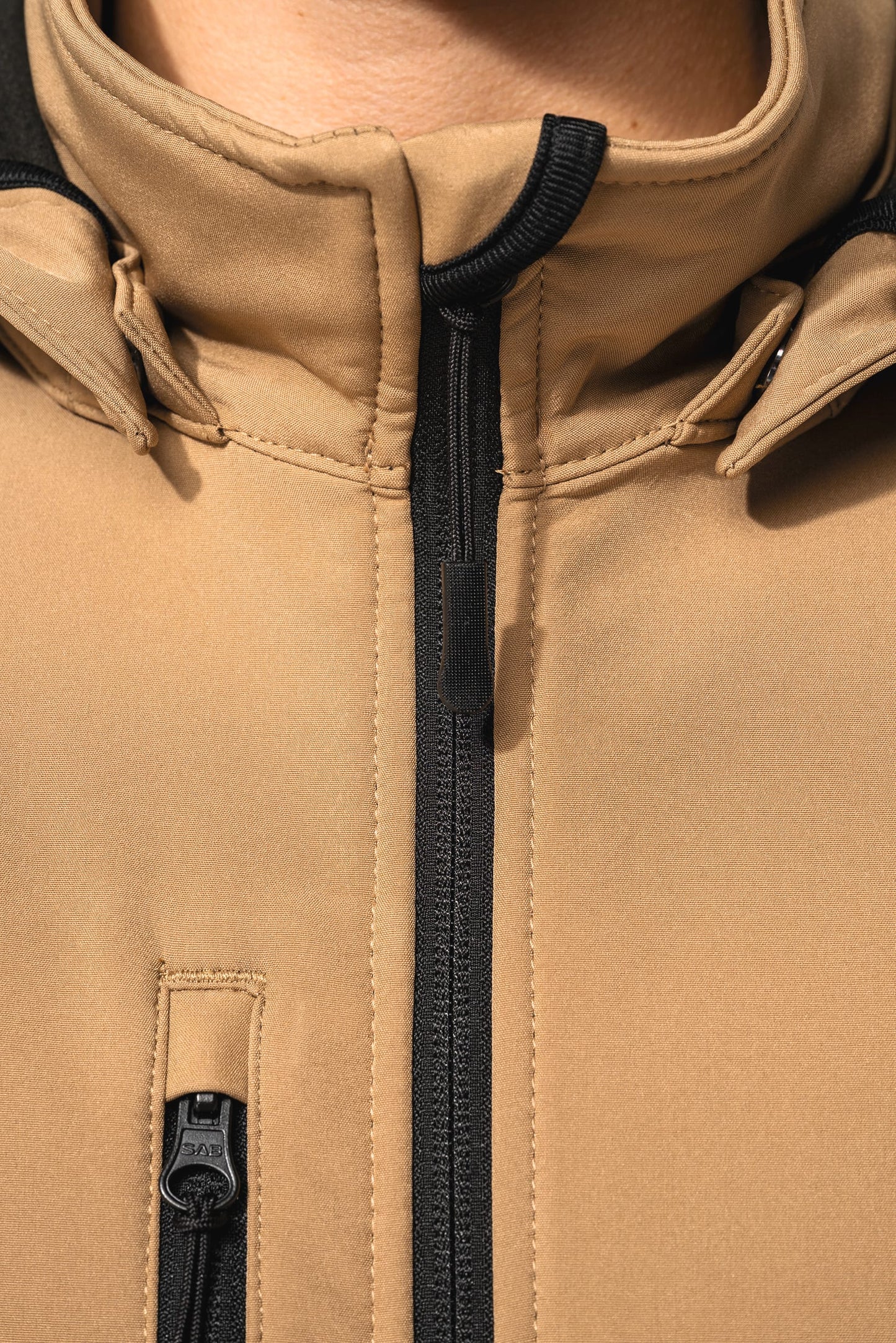 K422X - Giacca unisex Softshell a 3 strati con cappuccio e maniche staccabili