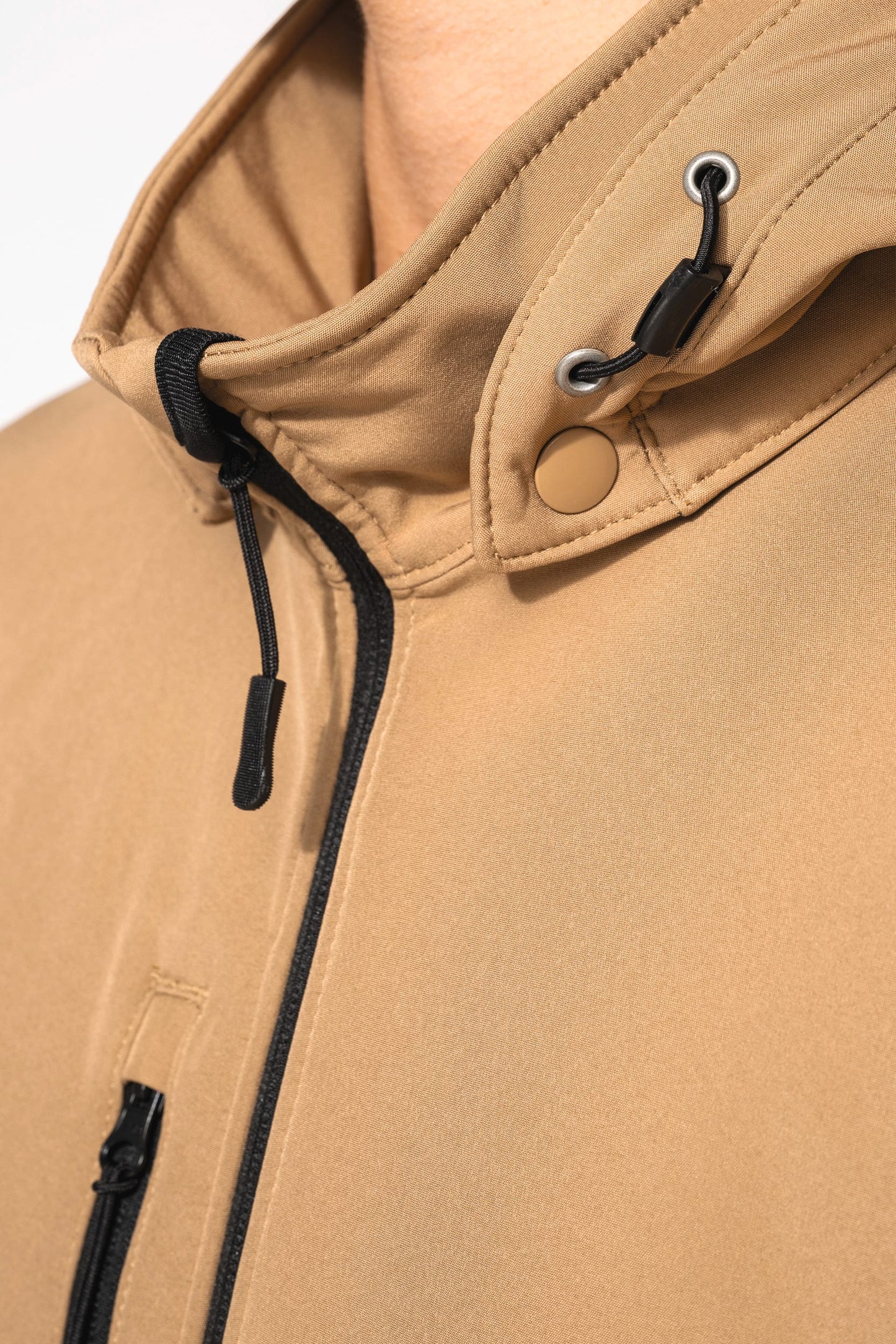 K422 - Giacca unisex Softshell a 3 strati con cappuccio e maniche staccabili