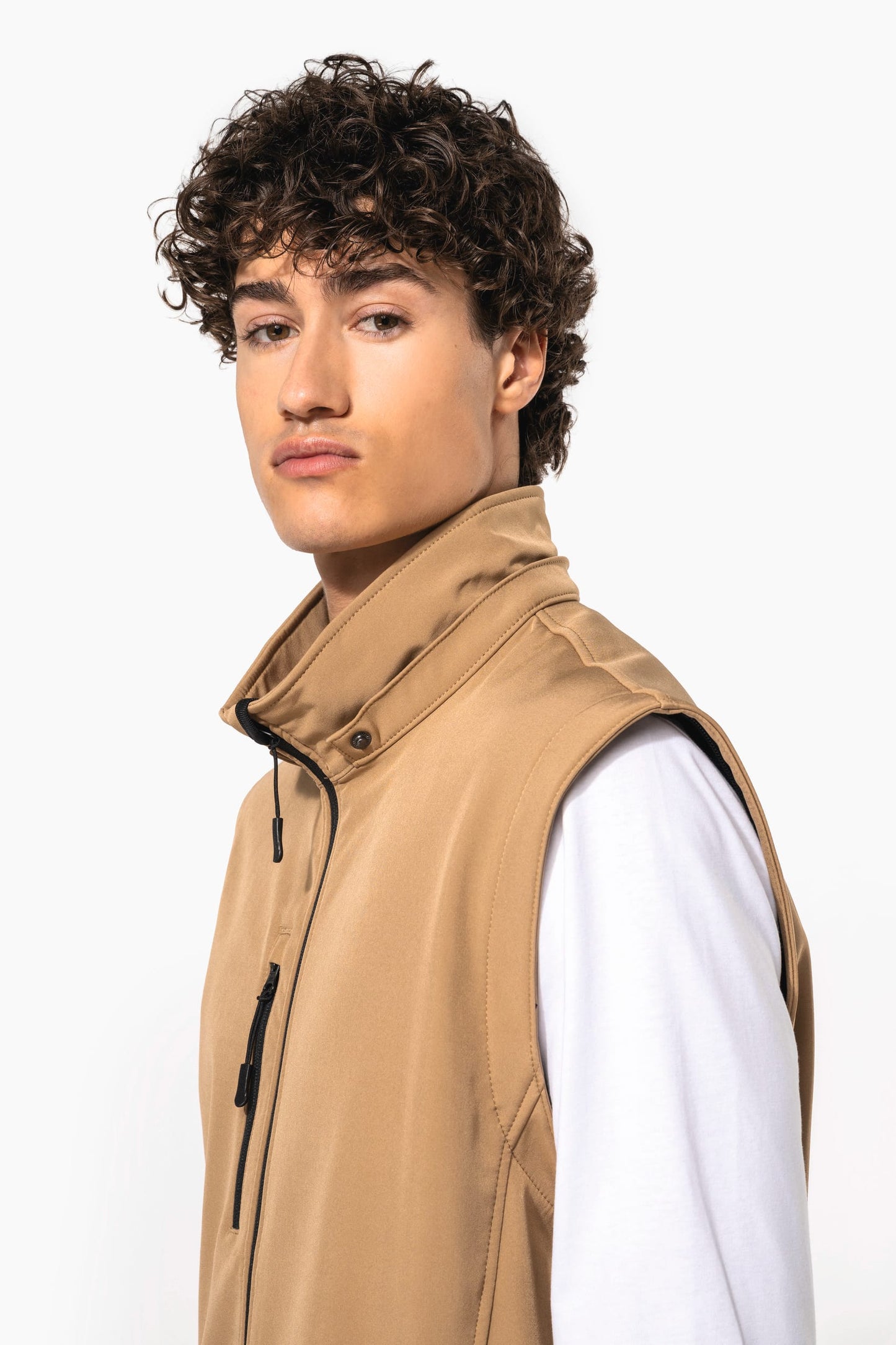 K422 - Giacca unisex Softshell a 3 strati con cappuccio e maniche staccabili
