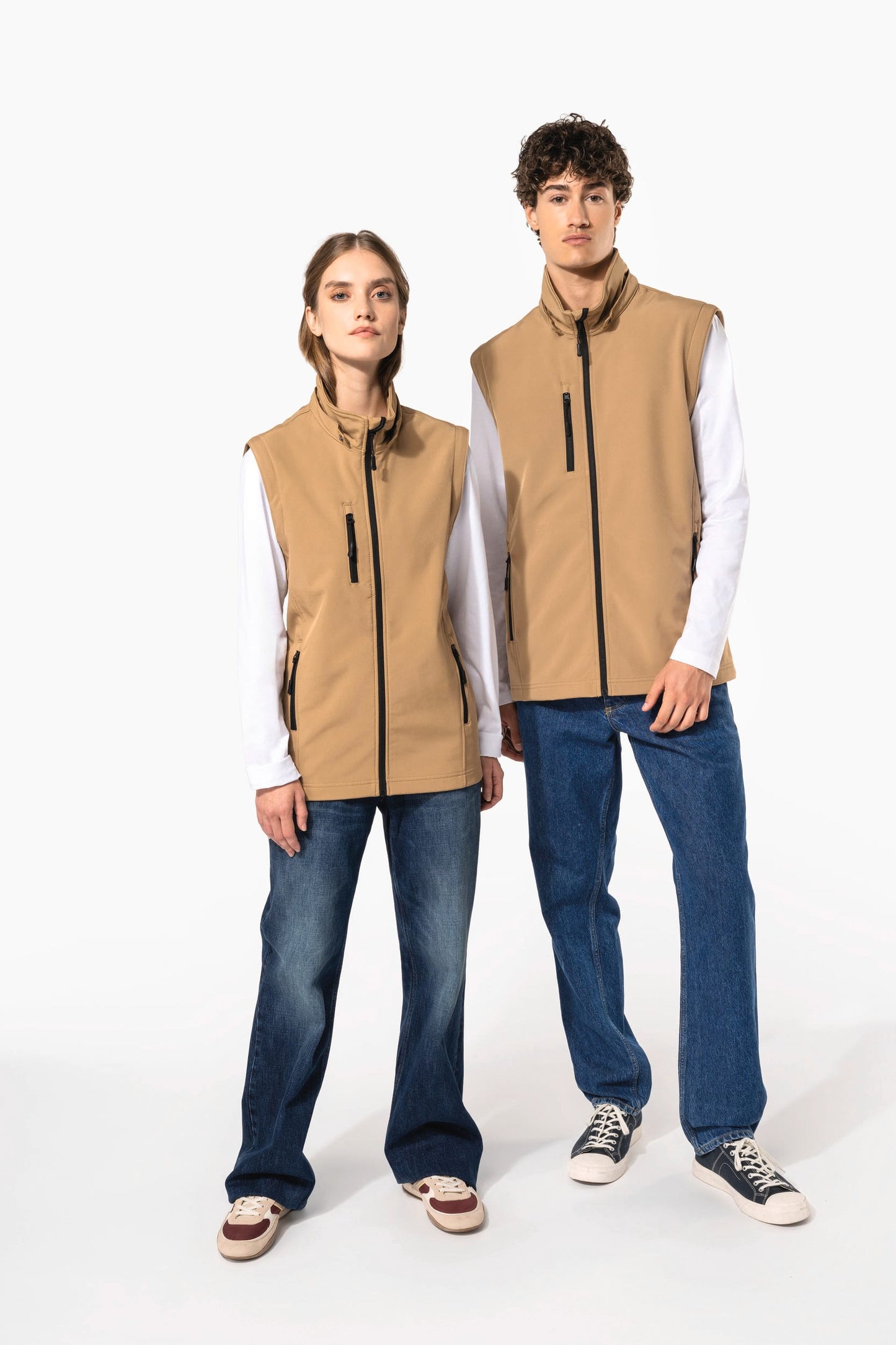 K422 - Giacca unisex Softshell a 3 strati con cappuccio e maniche staccabili