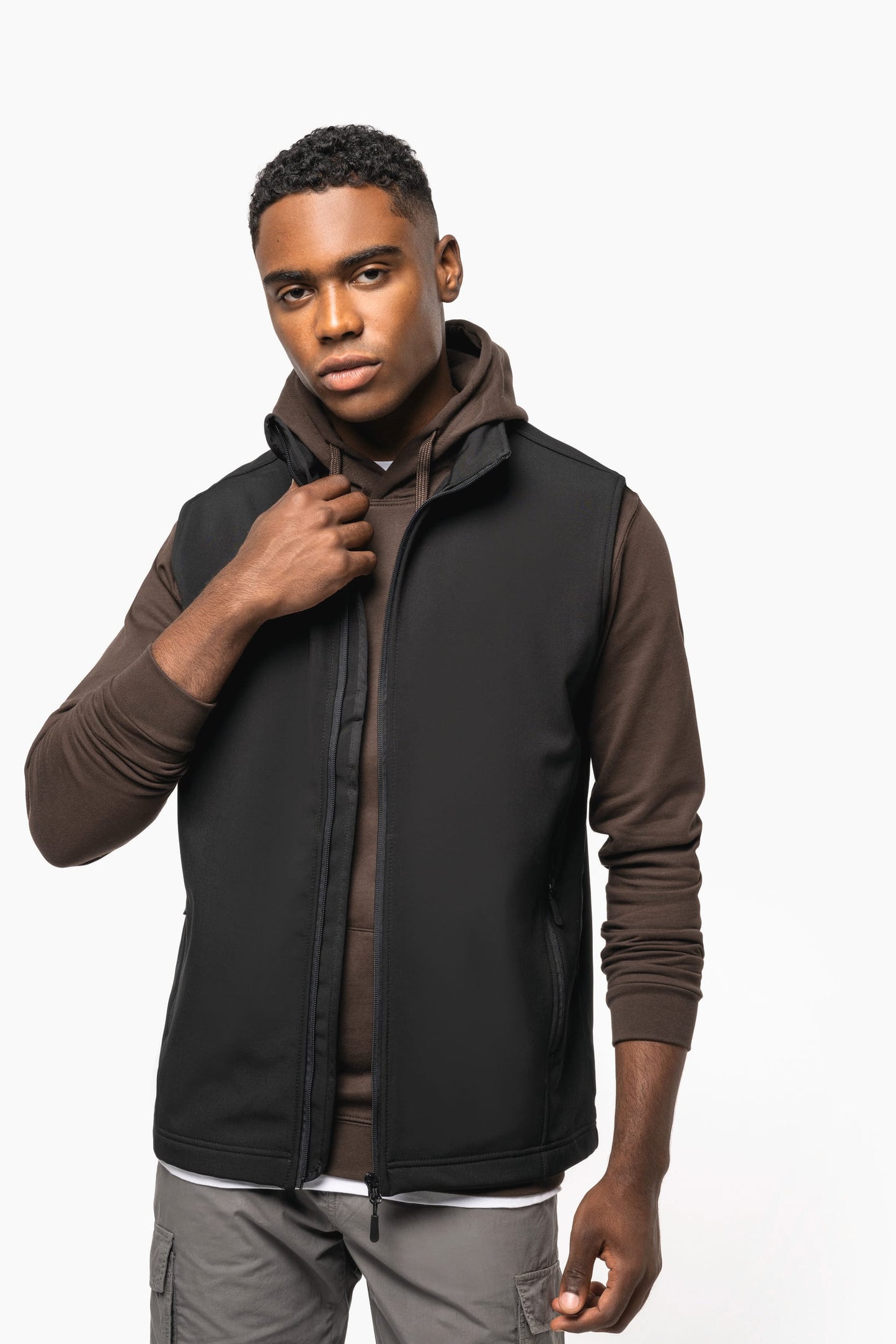 K426 - Bodywarmer unisex Softshell ecosostenibile a 2 strati