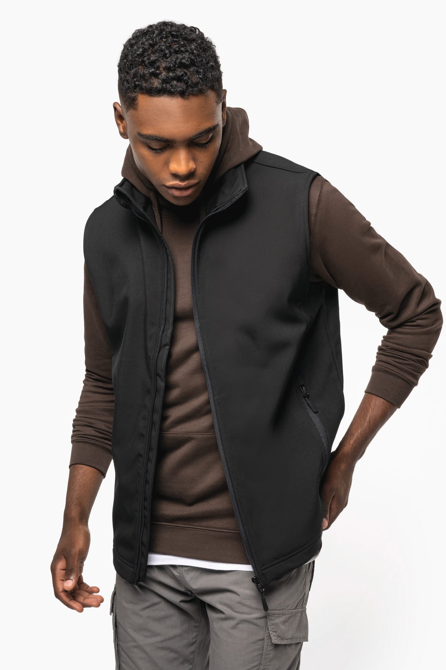 K426 - Bodywarmer unisex Softshell ecosostenibile a 2 strati
