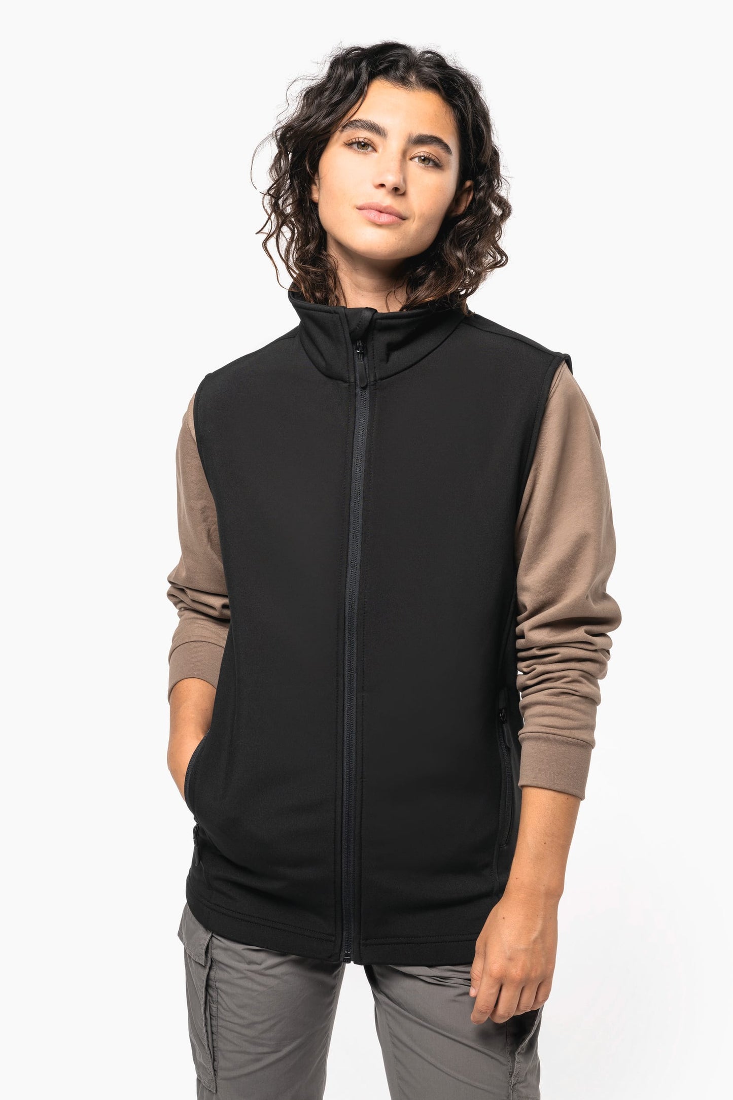 K426 - Bodywarmer unisex Softshell ecosostenibile a 2 strati
