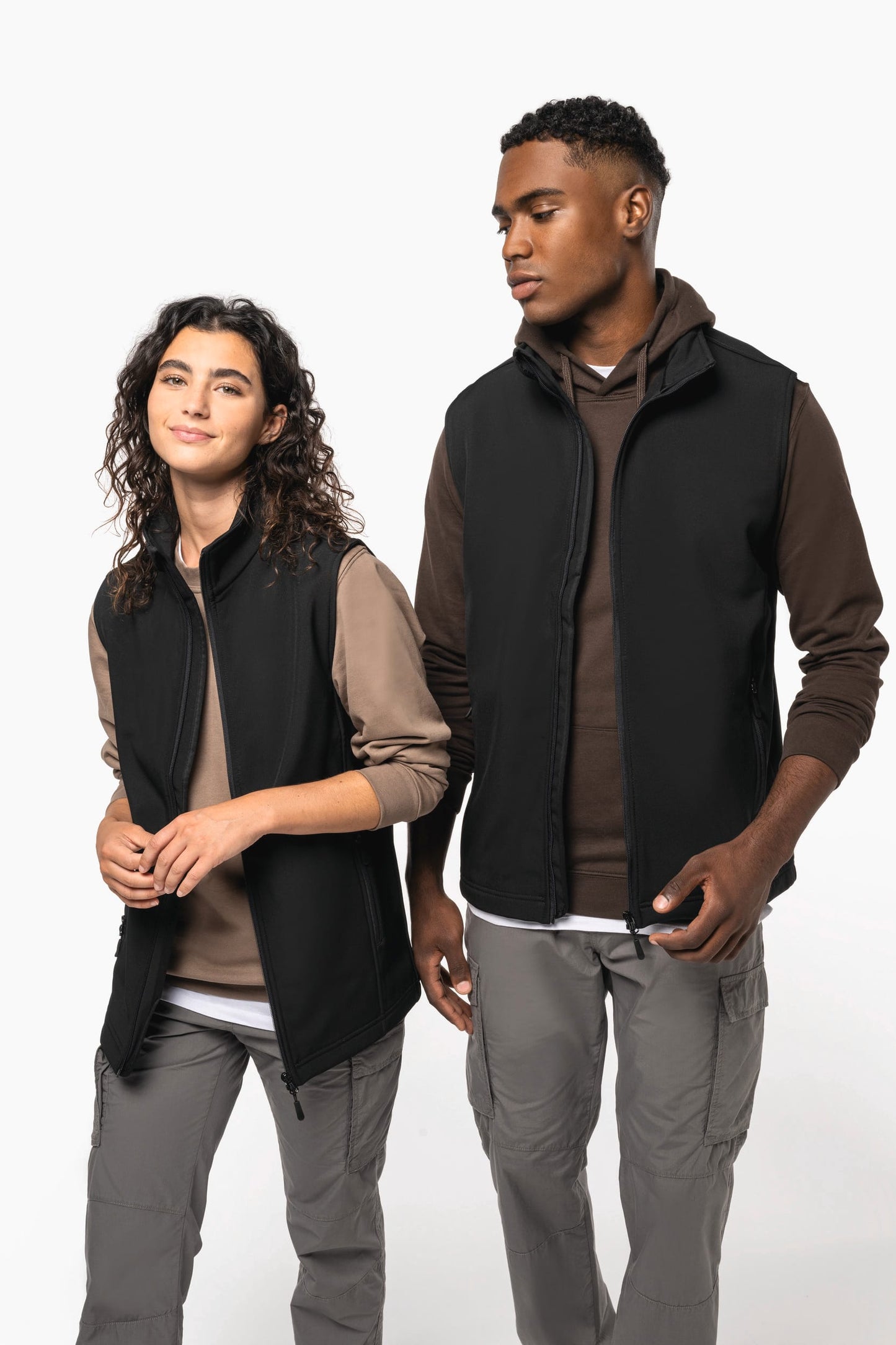 K426 - Bodywarmer unisex Softshell ecosostenibile a 2 strati