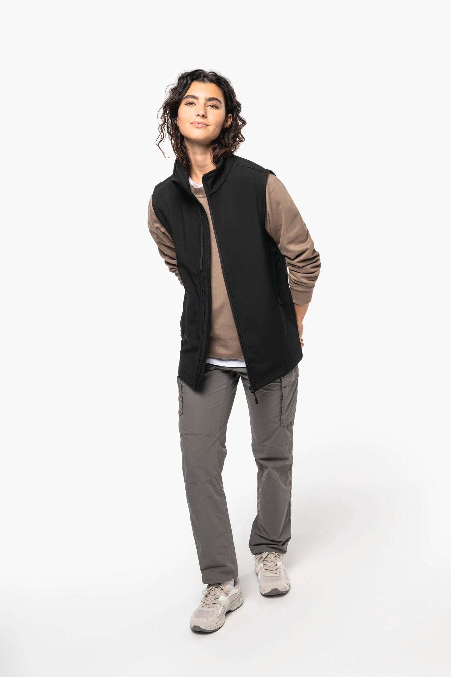 K426 - Bodywarmer unisex Softshell ecosostenibile a 2 strati