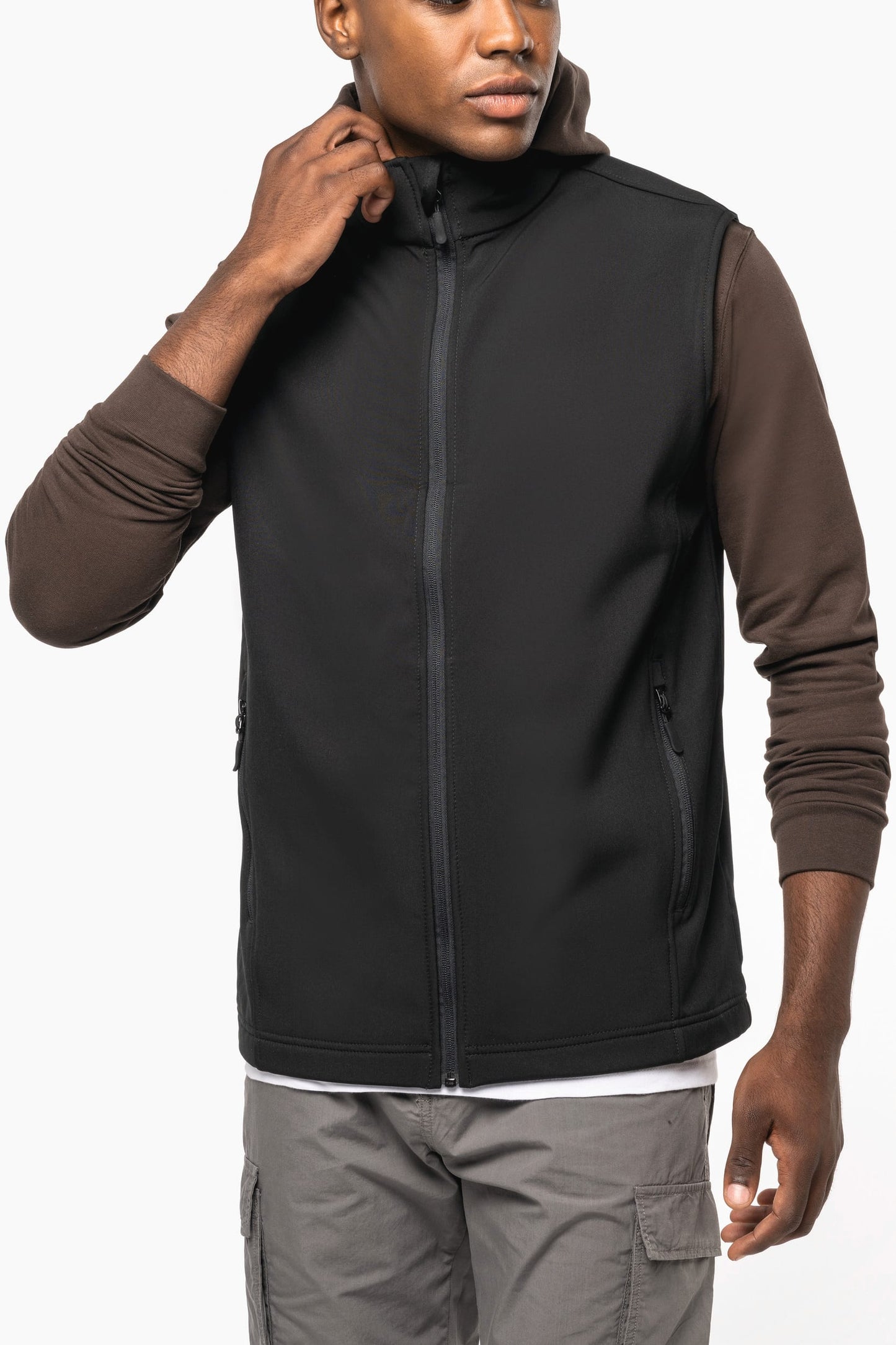 K426 - Bodywarmer unisex Softshell ecosostenibile a 2 strati