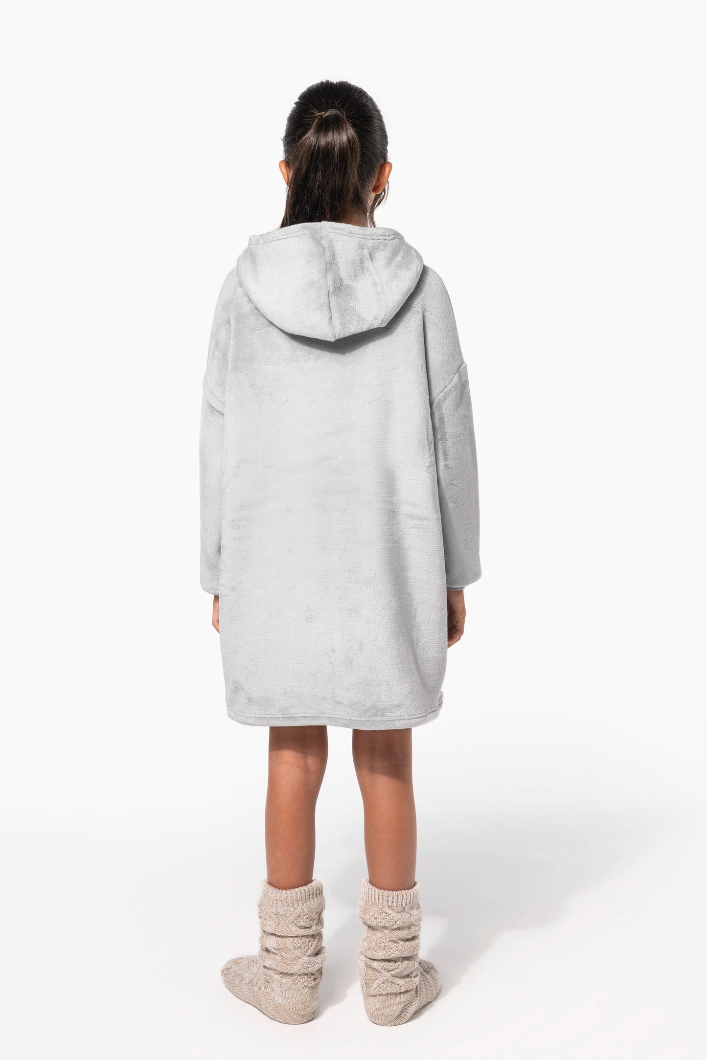 K430 - Plaid poncho bambino